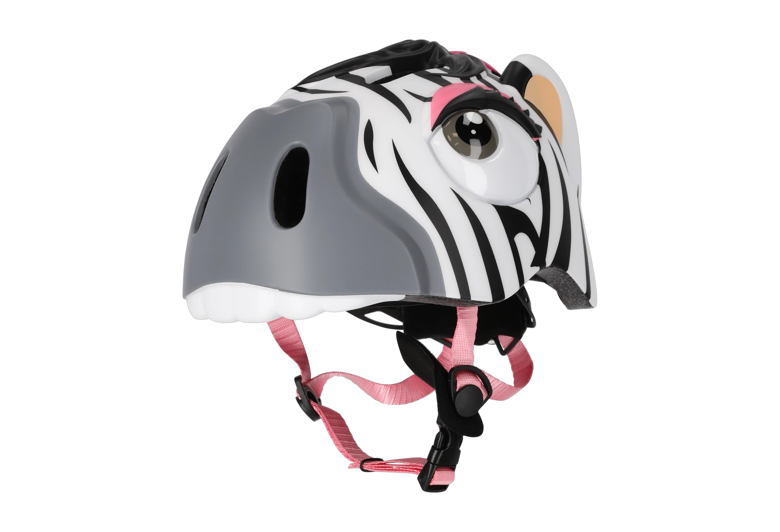 Crazy Safety Hvid Zebra cykelhjelm