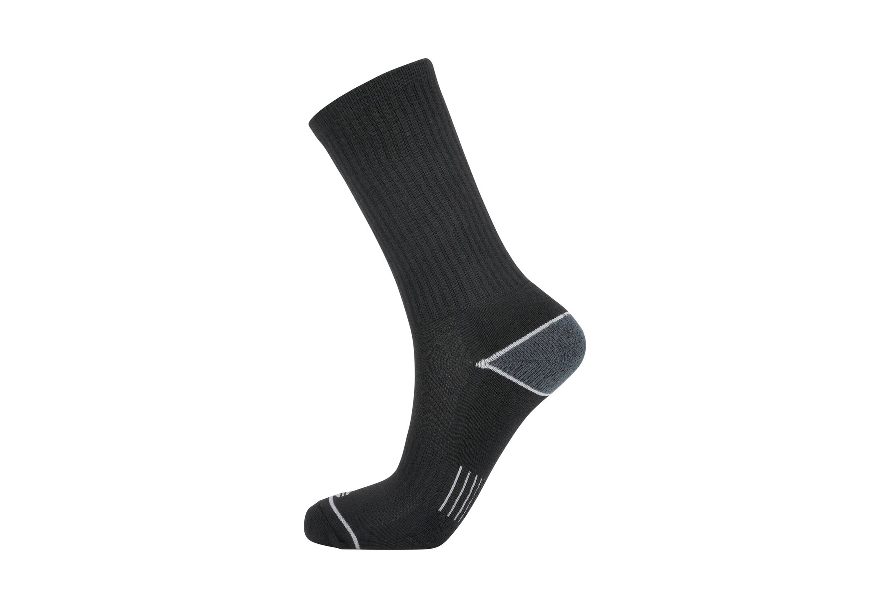 Endurance Black Hoope Crew Cut Strømper 3-pak