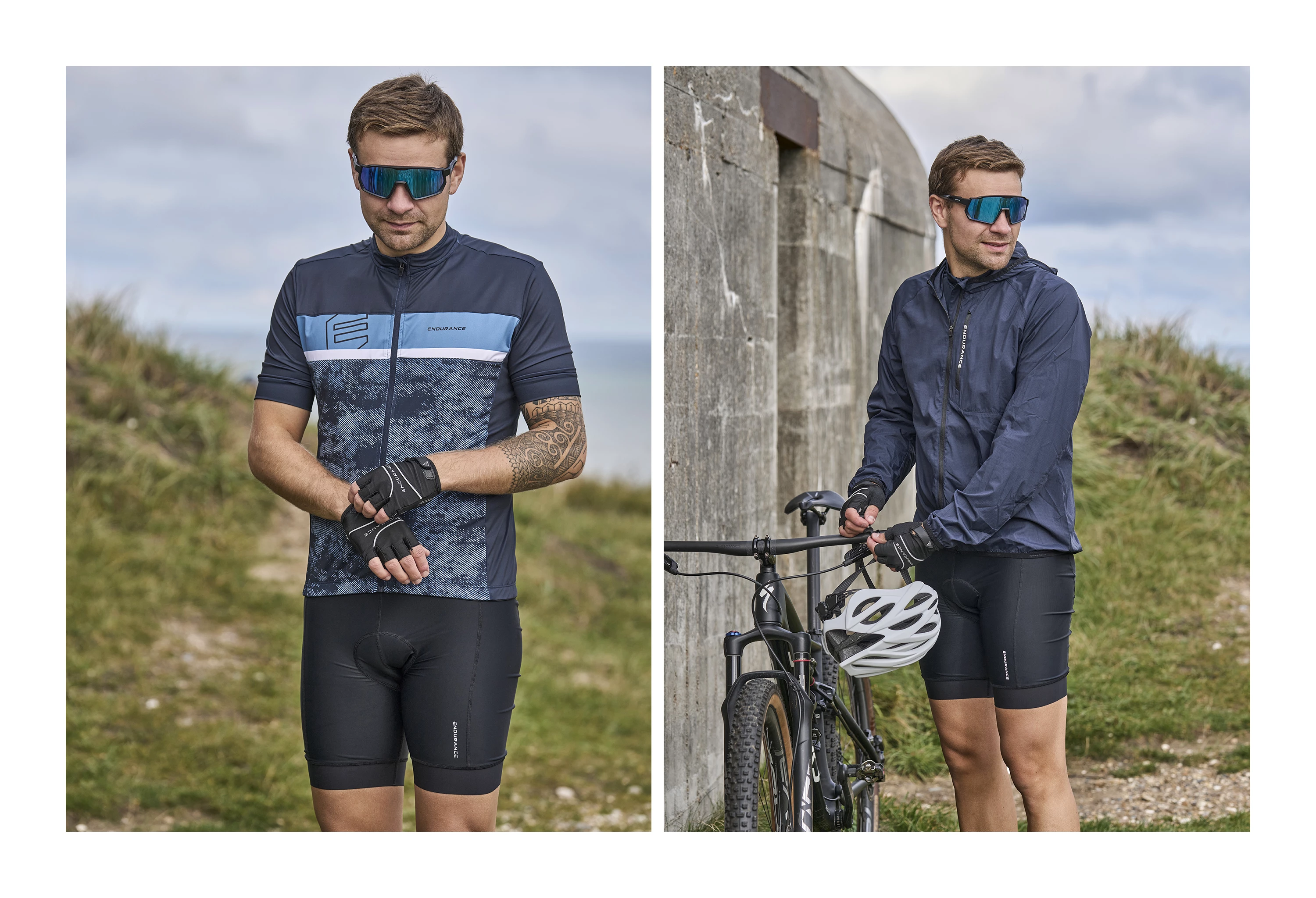 Endurance Black Solid Fraserburgh Korte Cykelhandsker