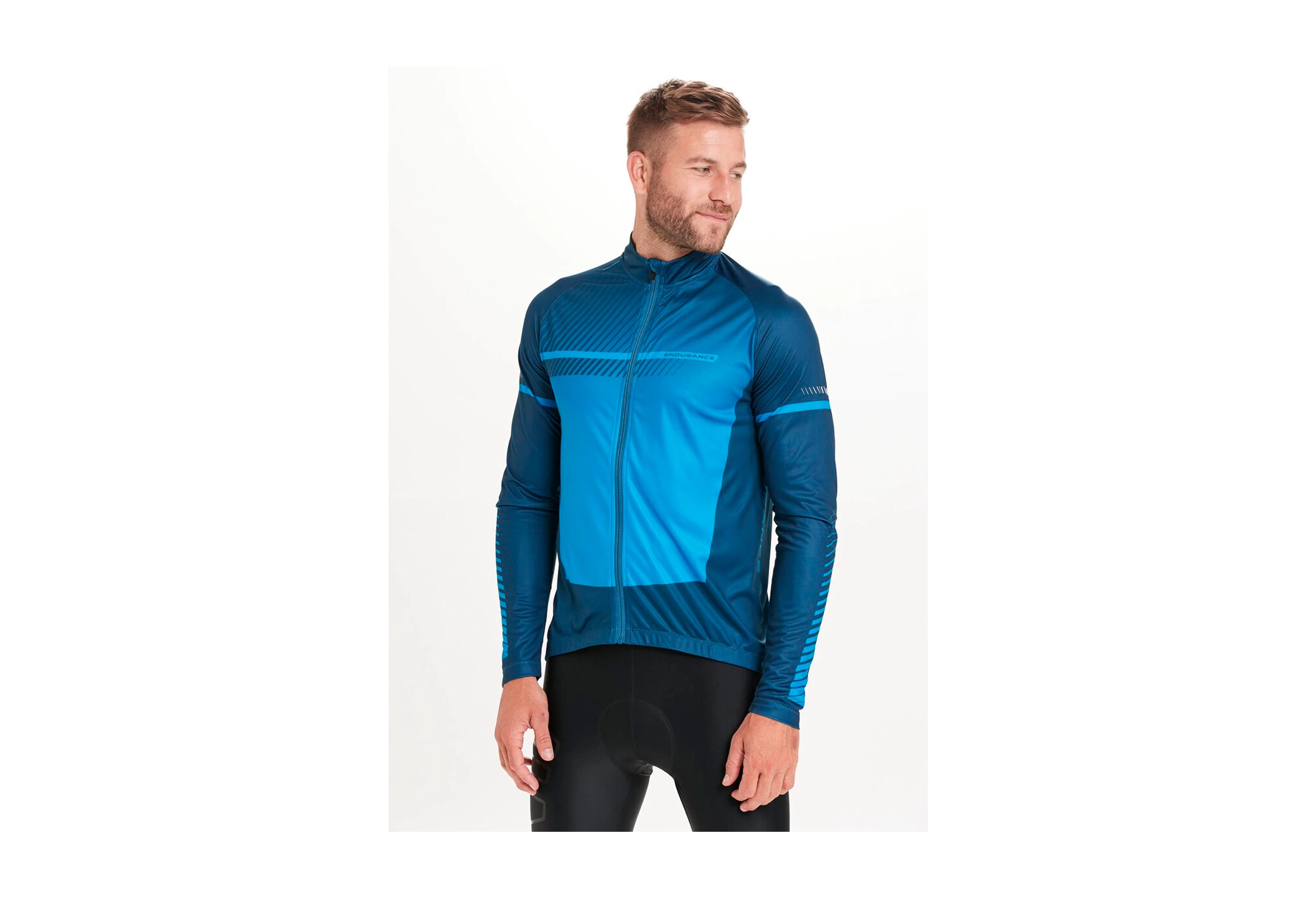 Endurance Brilliant Blue Jillard Langærmet Cykeltrøje