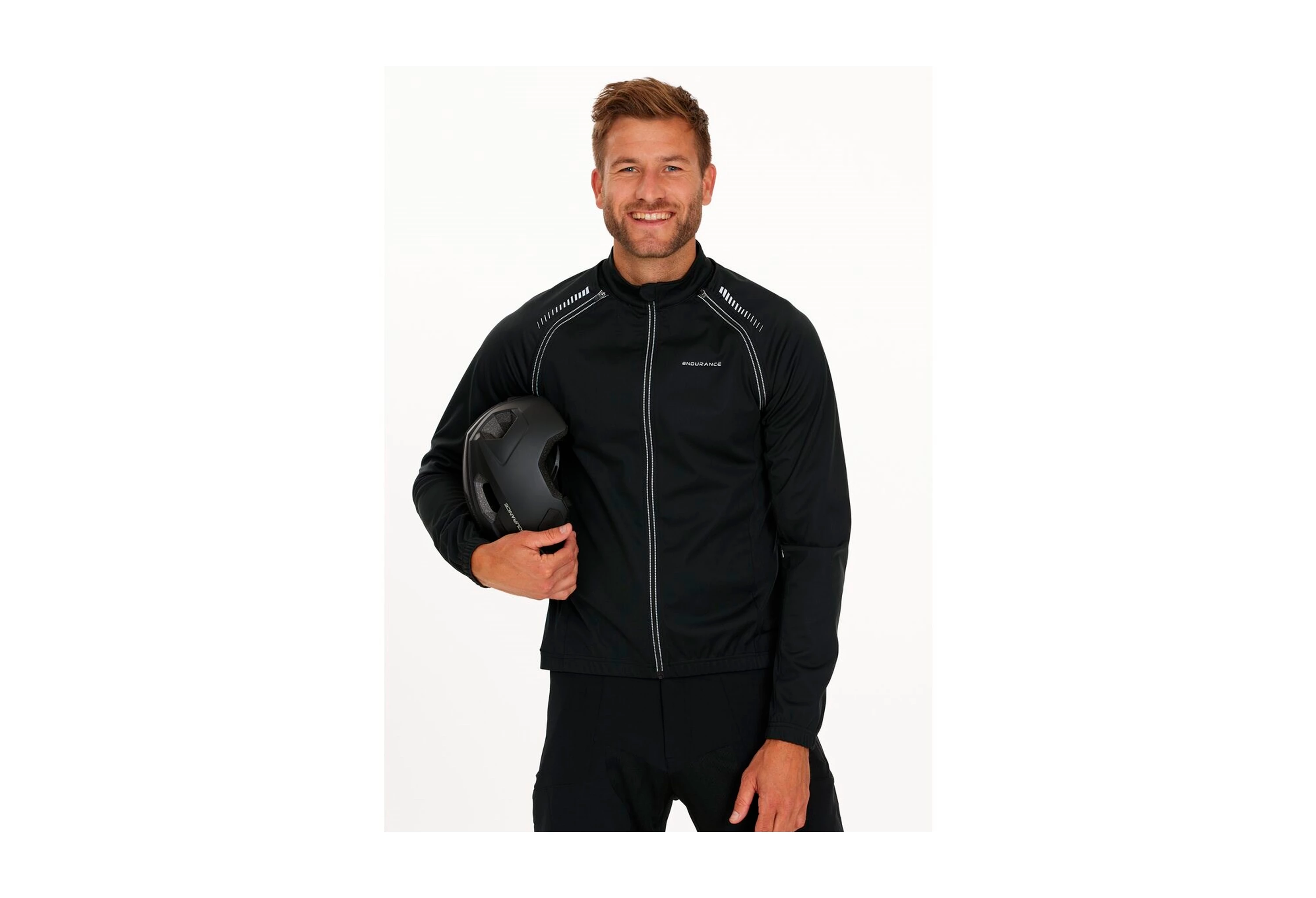 Endurance Black Wayne 2-in-1 Cykeljakke