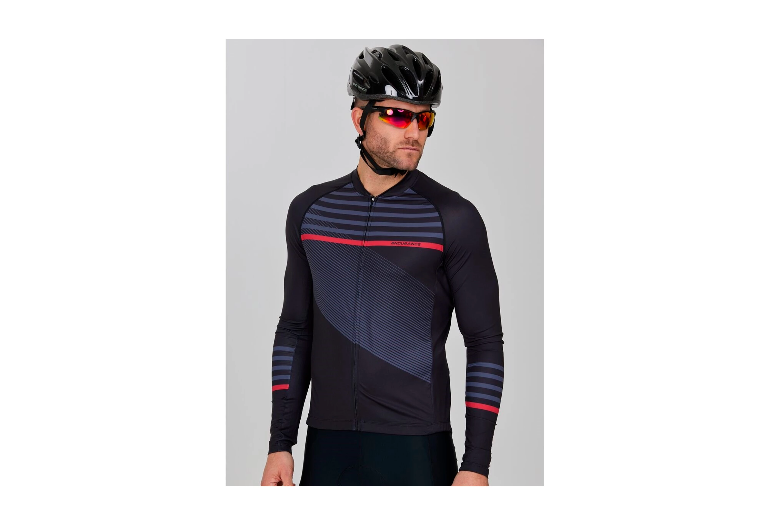 Endurance Black Donald Langærmet Cykeltrøje