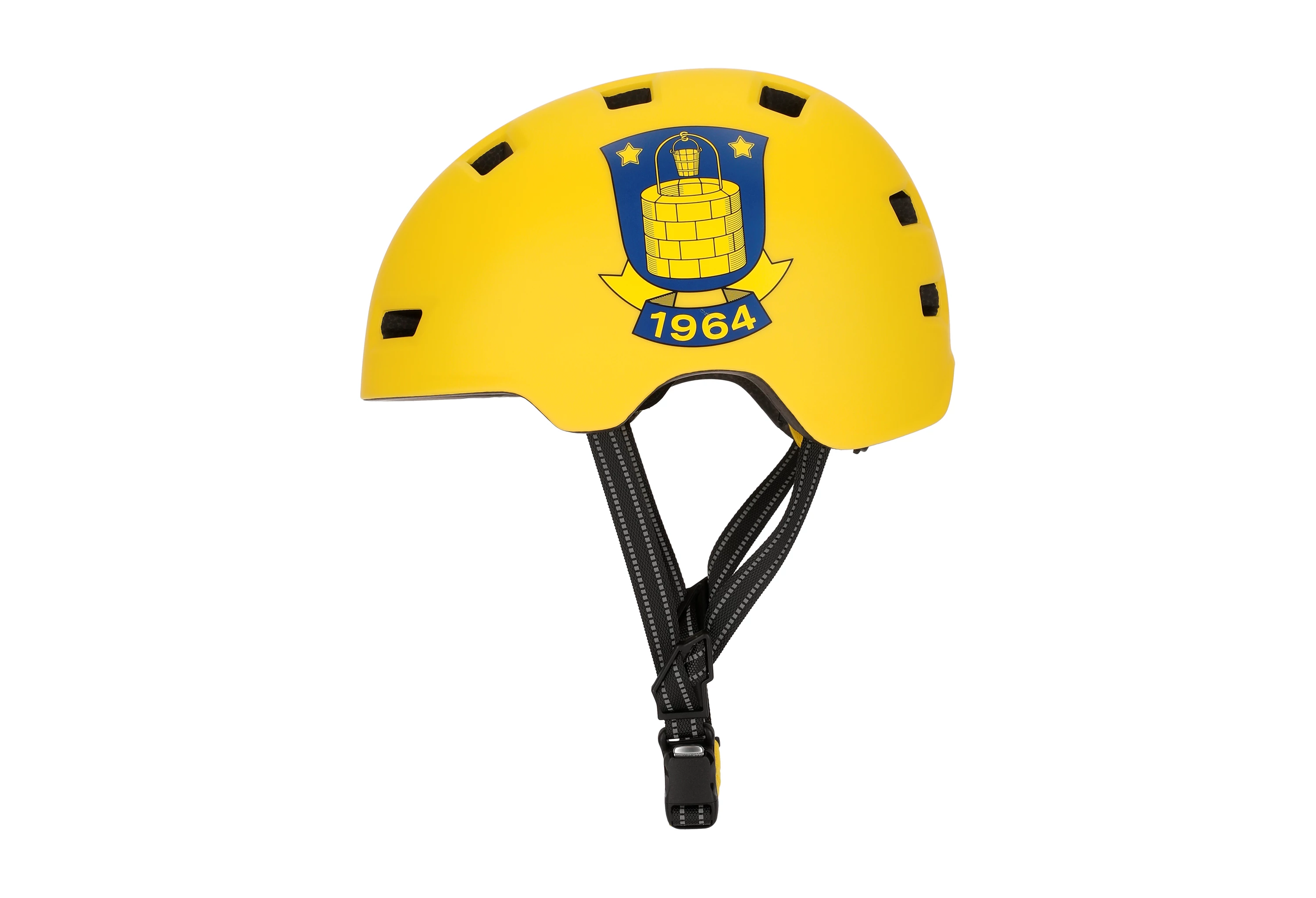 Fanhjelm Gul BIF Cykelhjelm