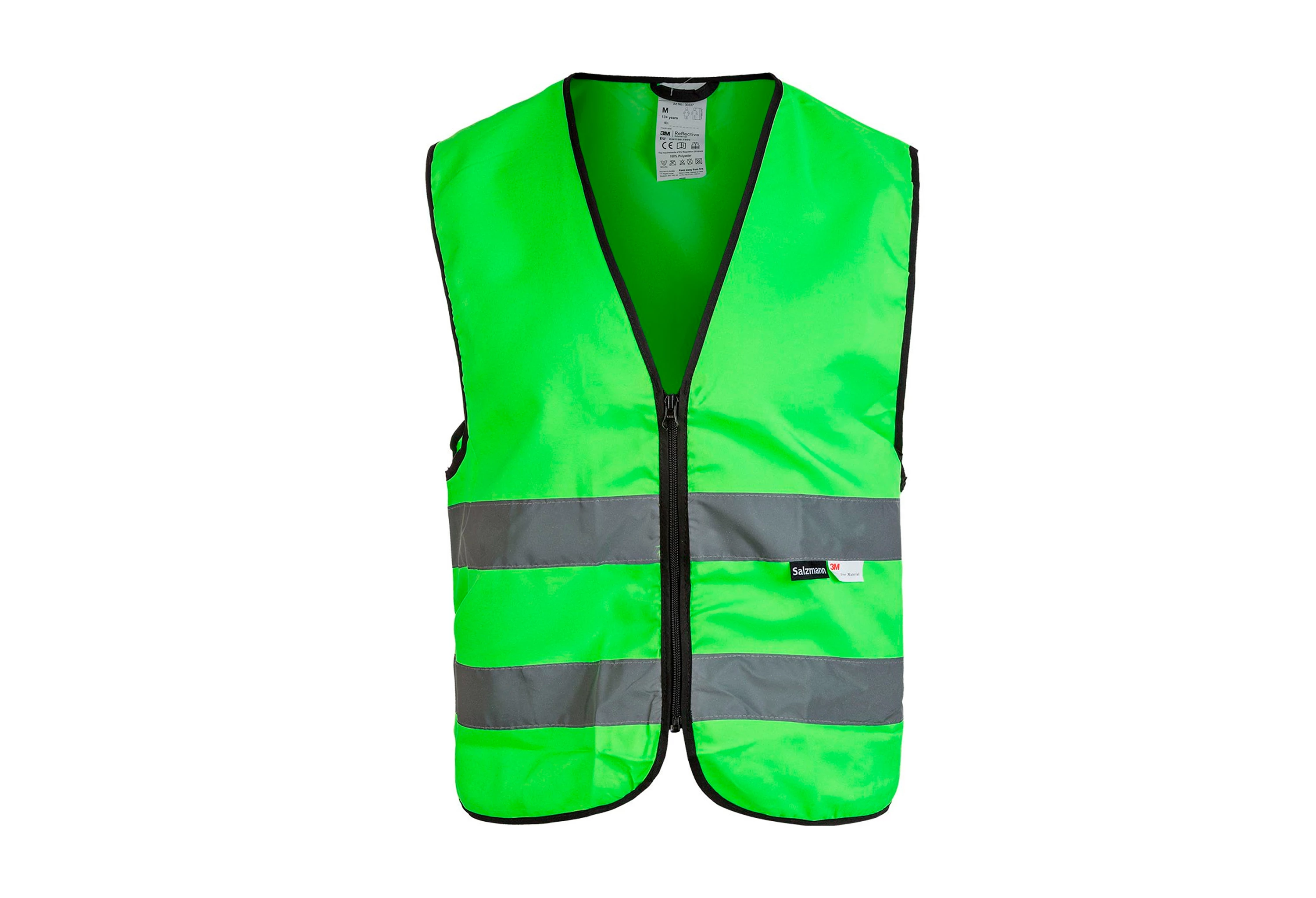 Salzmann Neon Grøn Junior Refleksvest