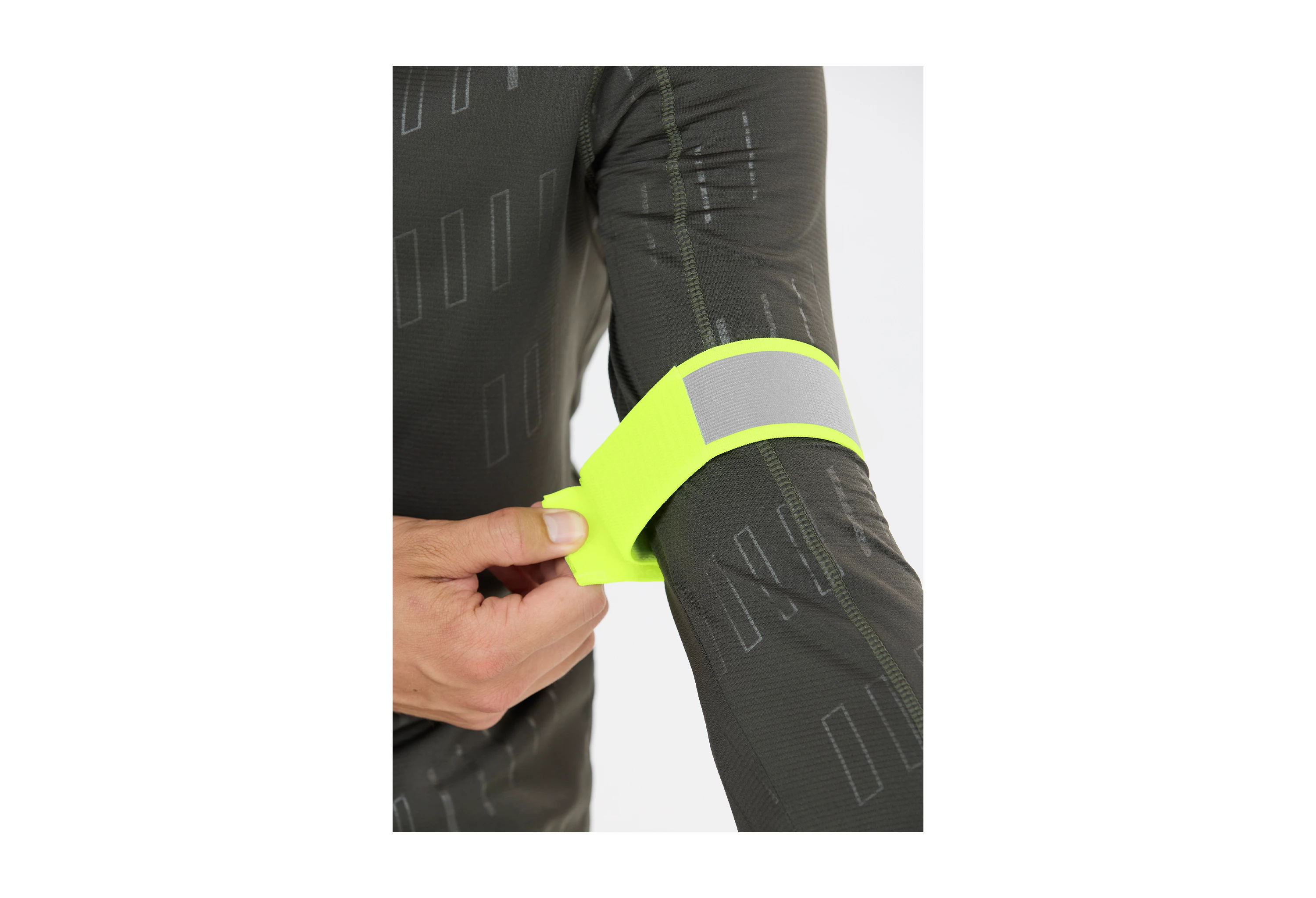Salzmann Safety Yellow Velcro Refleksbånd 2-pak