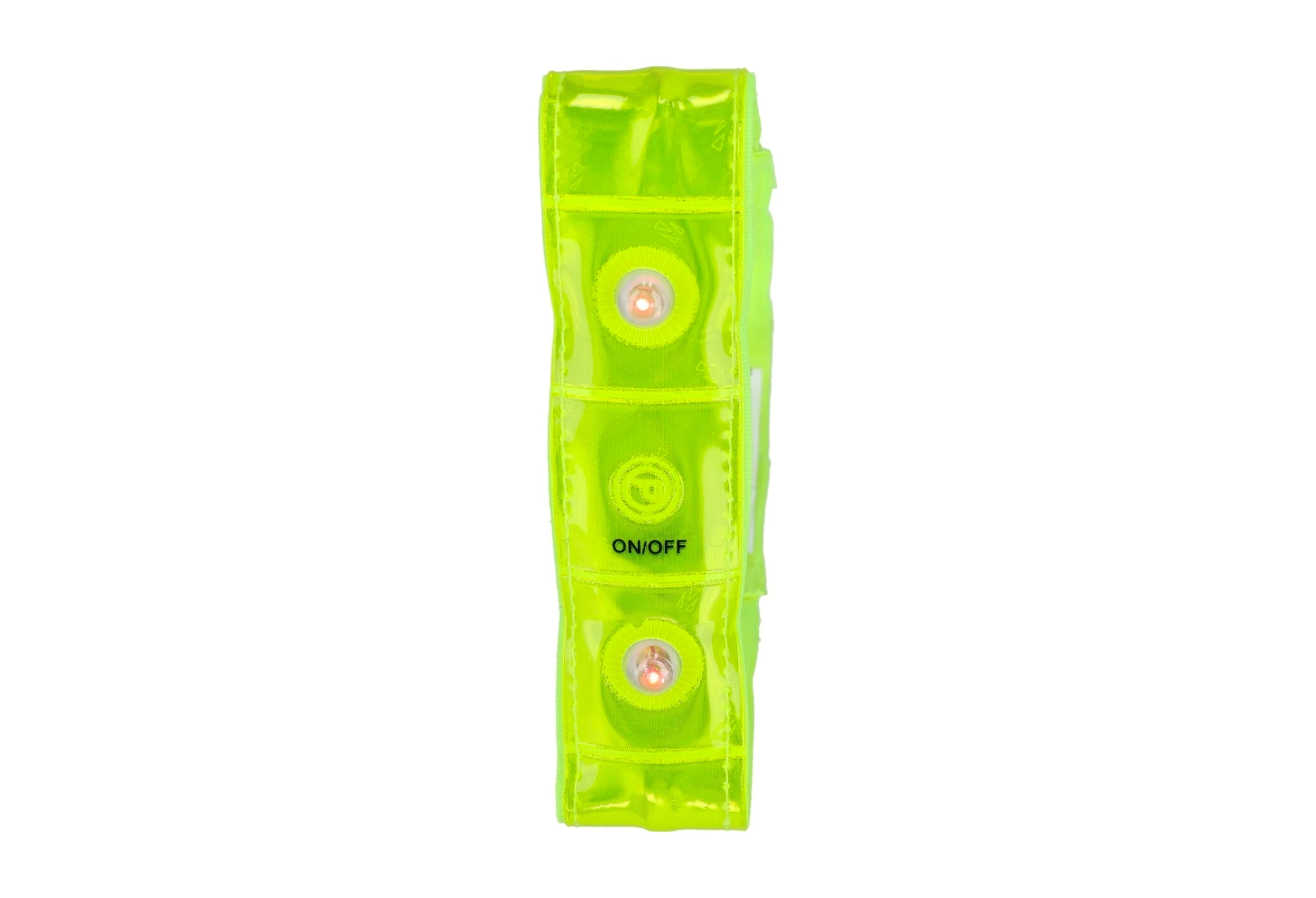 Salzmann Safety Yellow Velcro Refleksbånd m. LED-lys