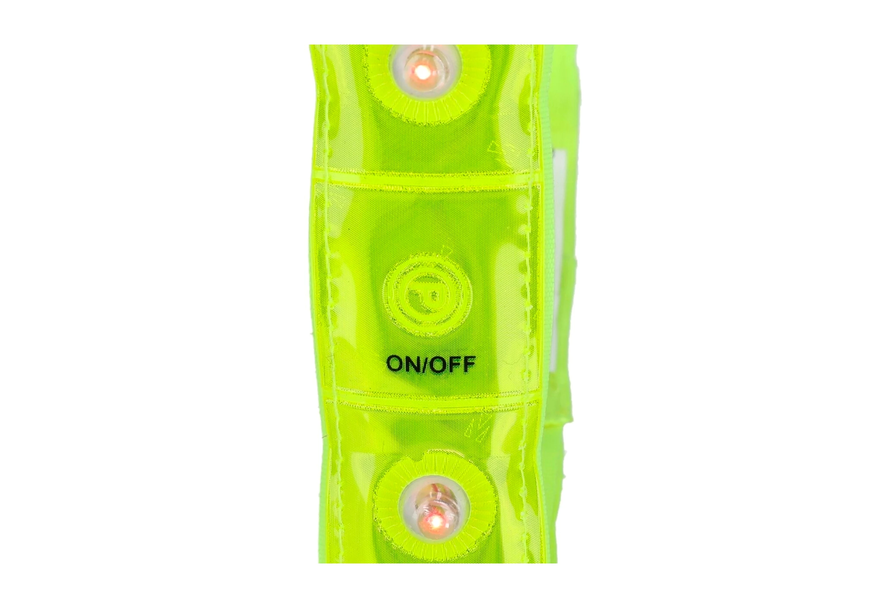 Salzmann Safety Yellow Velcro Refleksbånd m. LED-lys