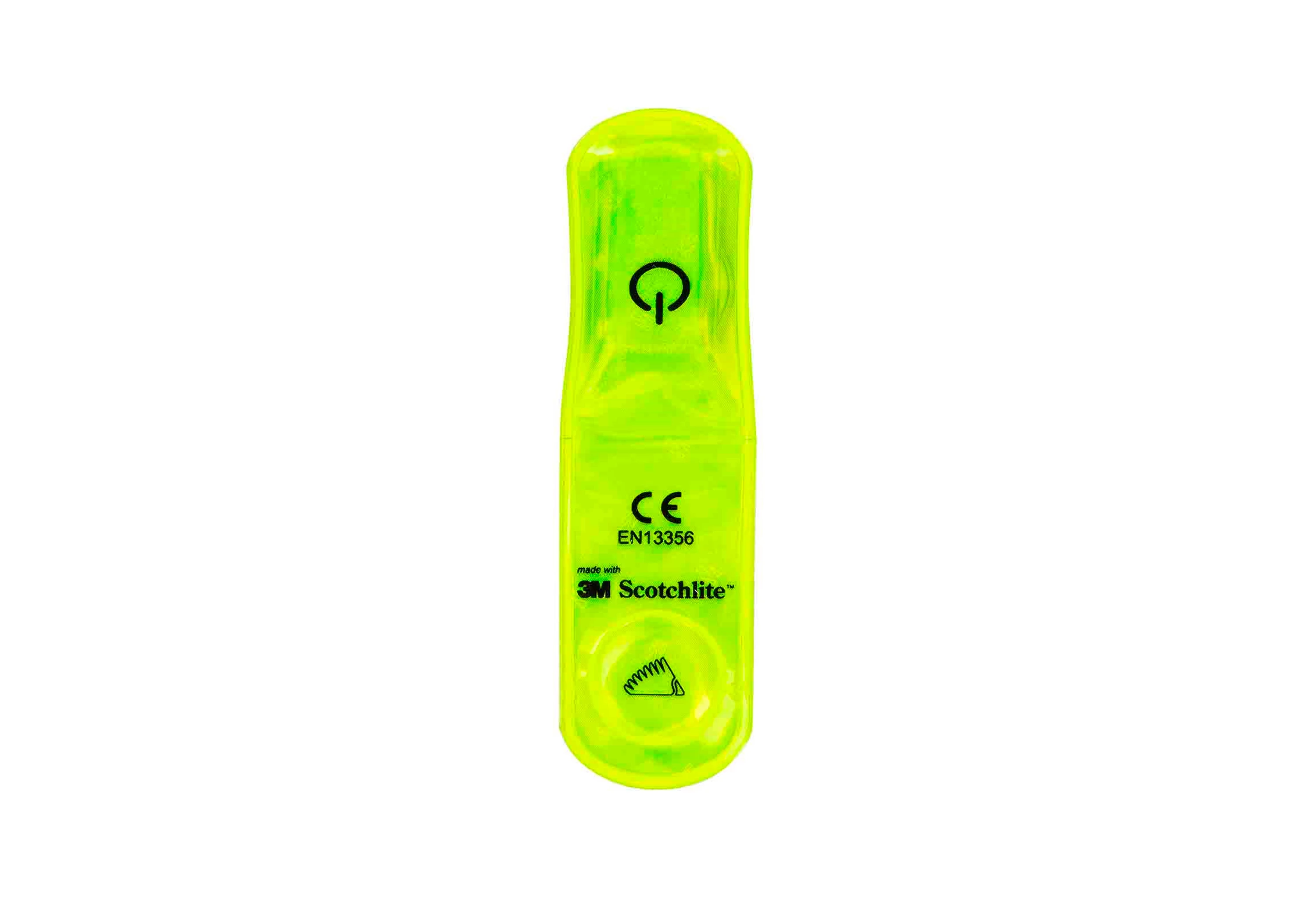 Salzmann Safety Yellow Magnetisk Refleksklips med LED-lys