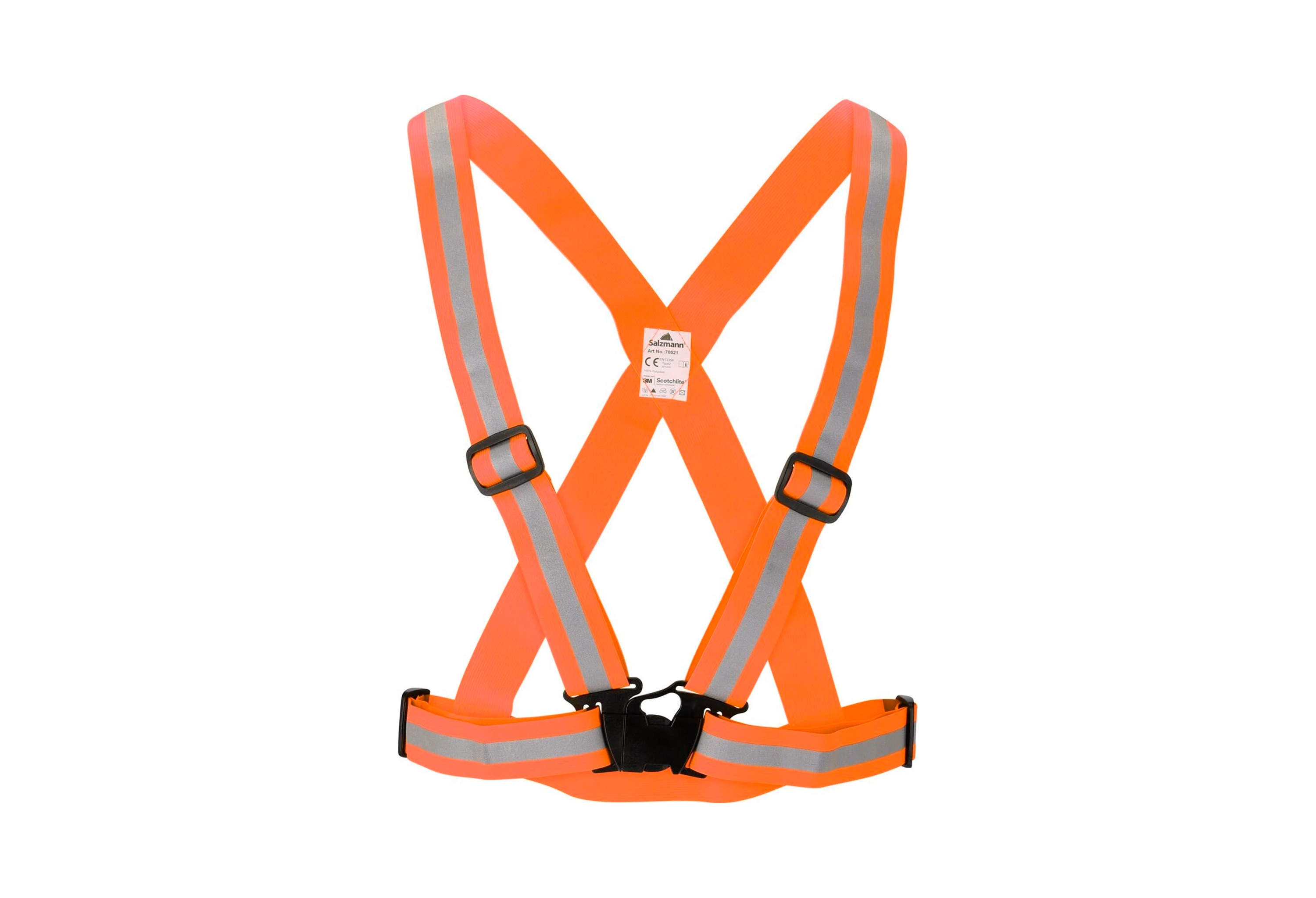 Salzmann Vibrant Orange Refleksbælte m. justerbare stroppe