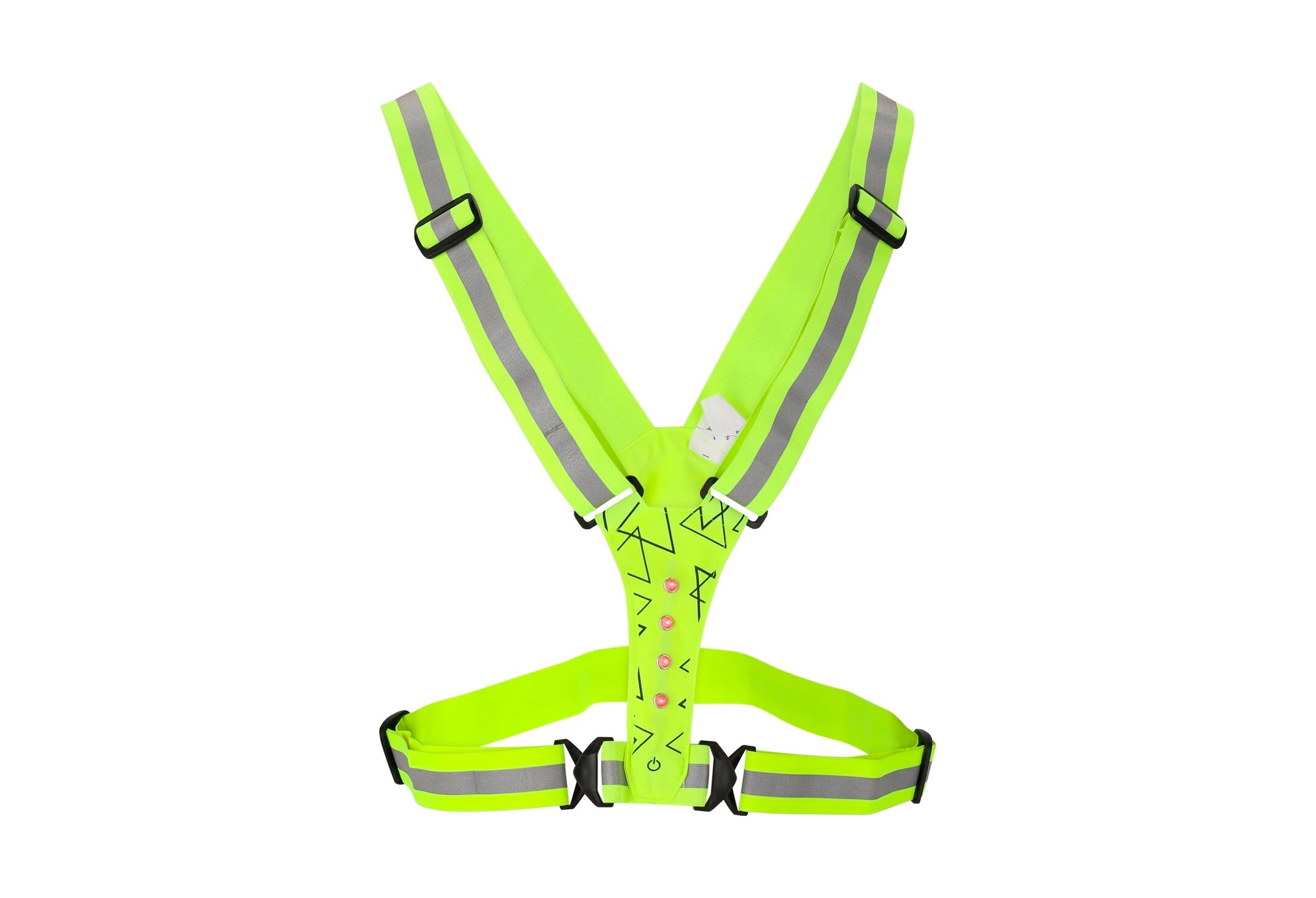 Salzmann Safety Yellow Refleksbælte m. LED-lys & justerbare stroppe