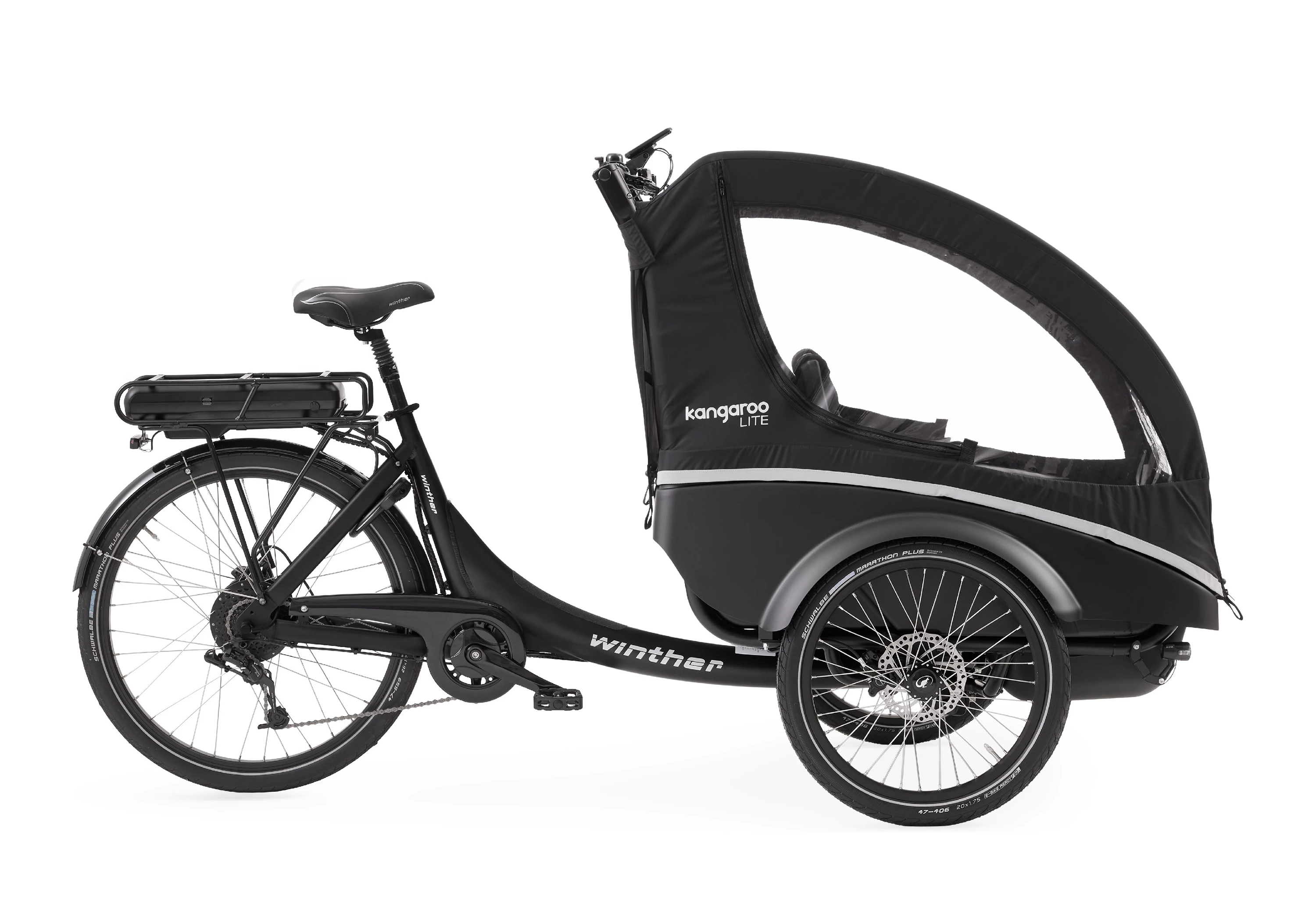 Winther Sort Kangaroo Lite Bafang