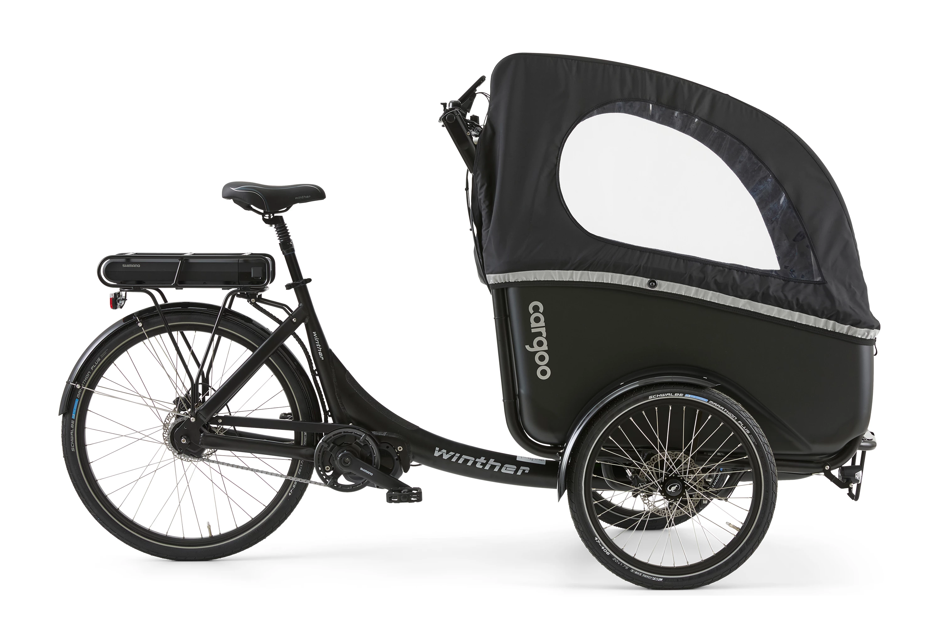 Winther Sort Cargoo Shimano STEPS DI2