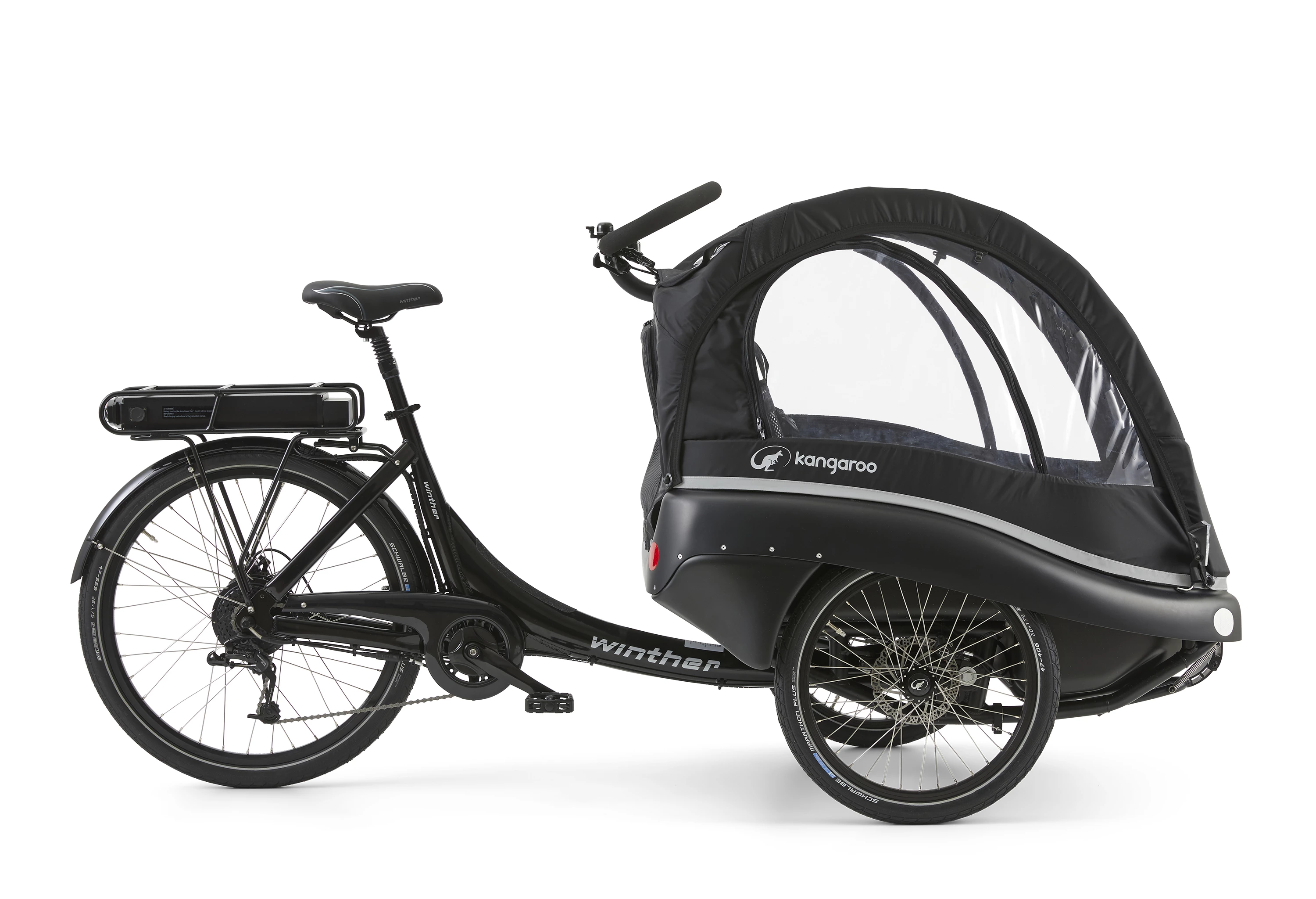 Winther Sort Kangaroo Luxe Promovec