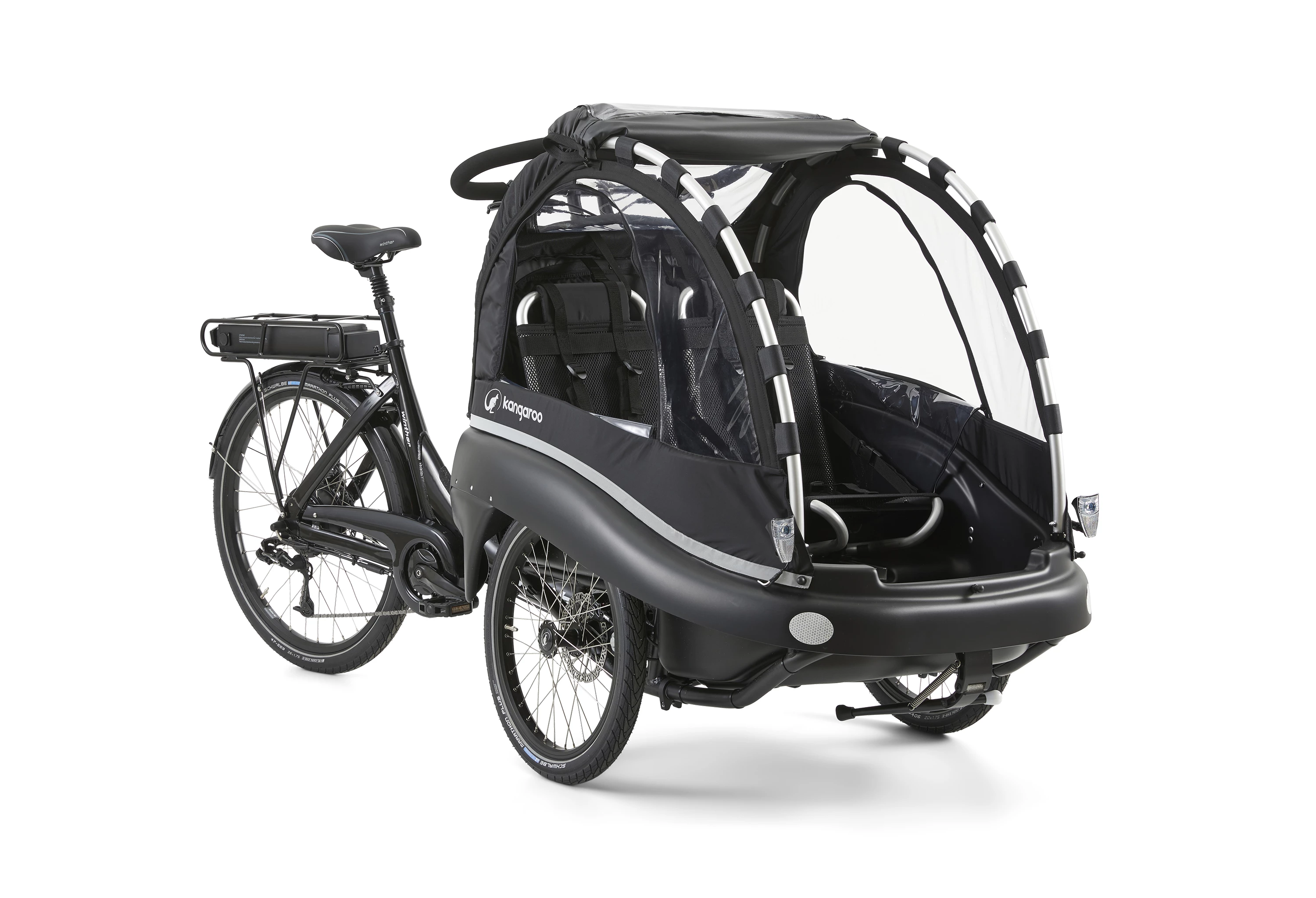 Winther Sort Kangaroo Luxe Promovec