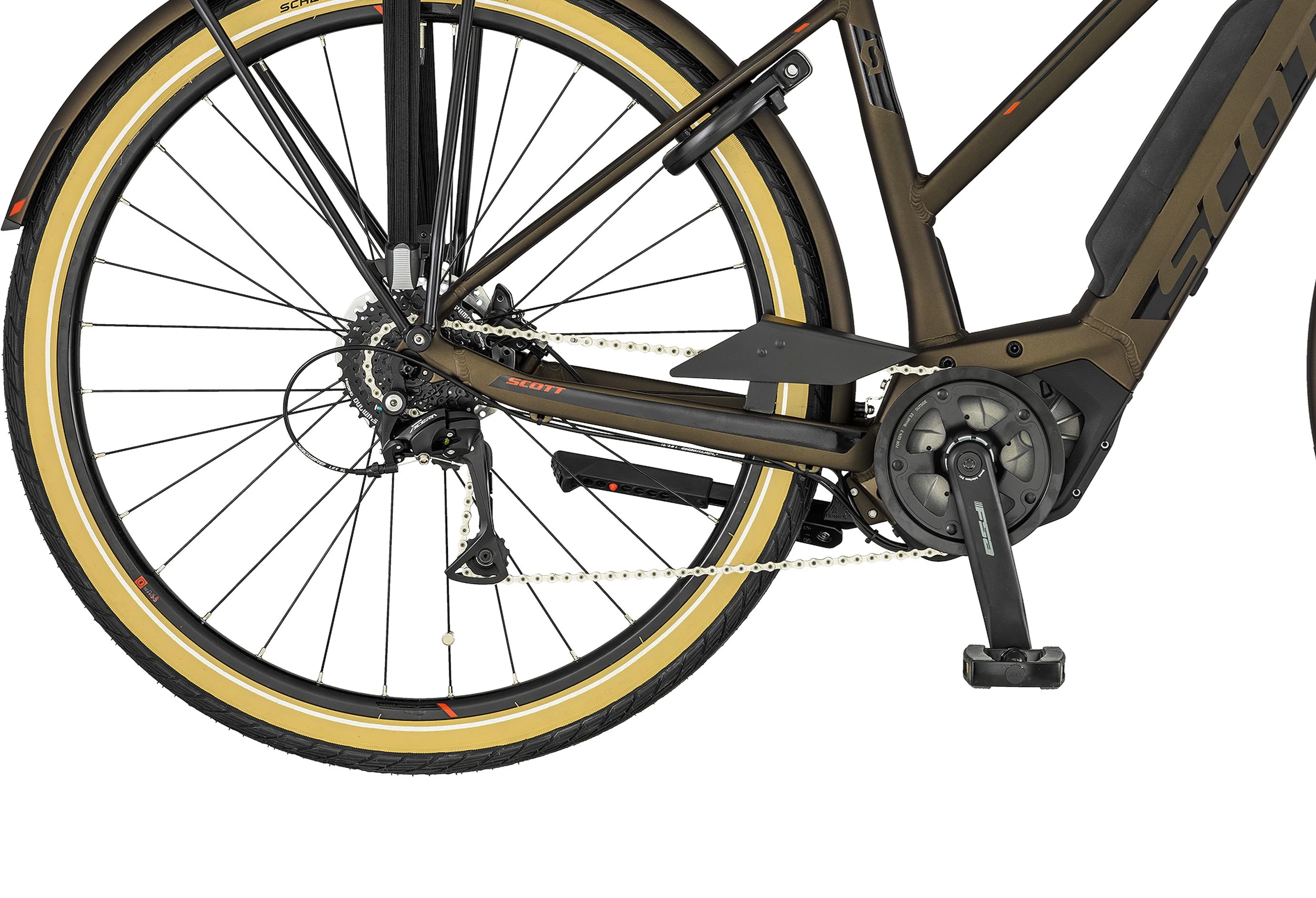 SCOTT Grøn Sub Active eRide Lady