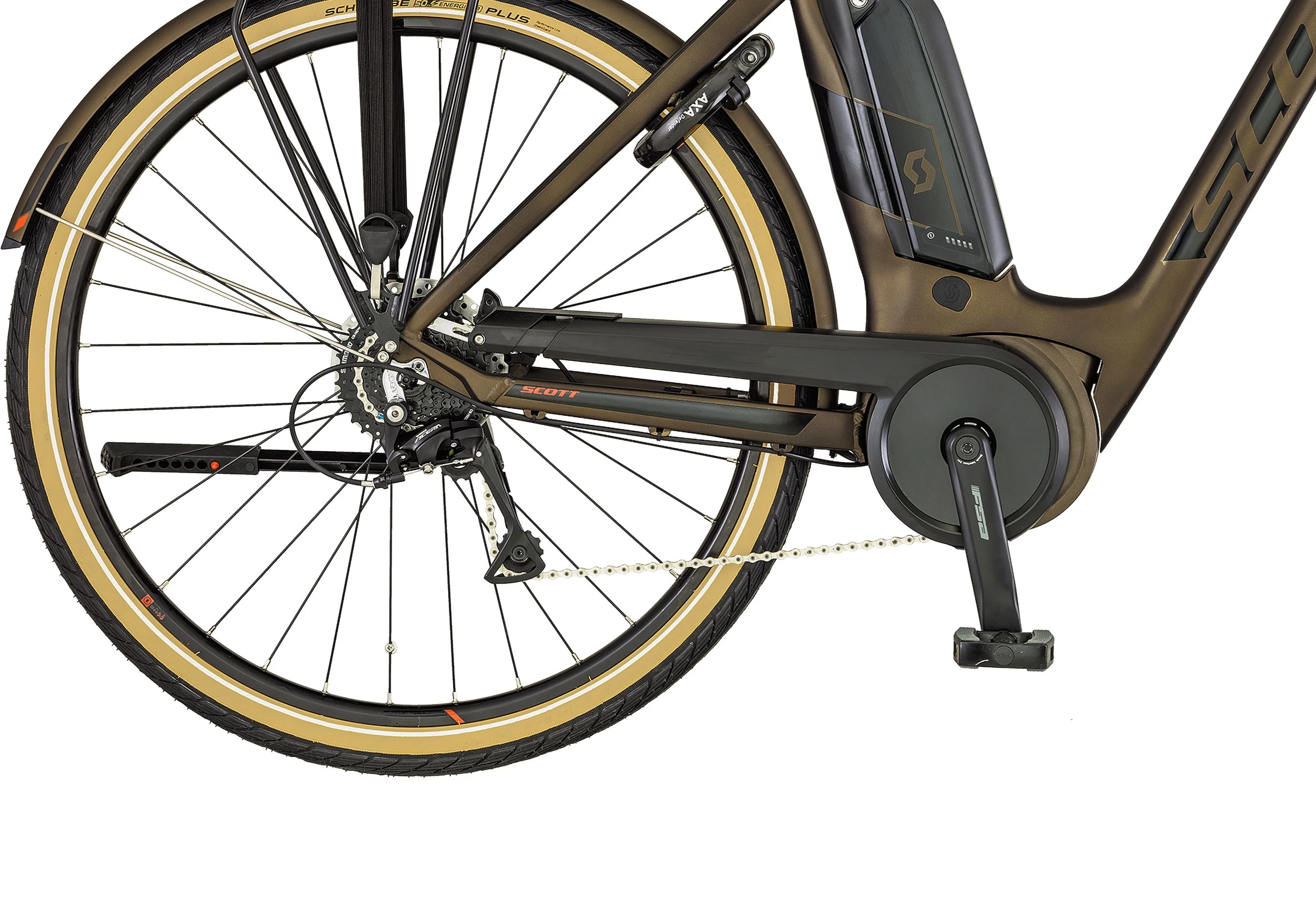 SCOTT Grøn Sub Active eRide Unisex