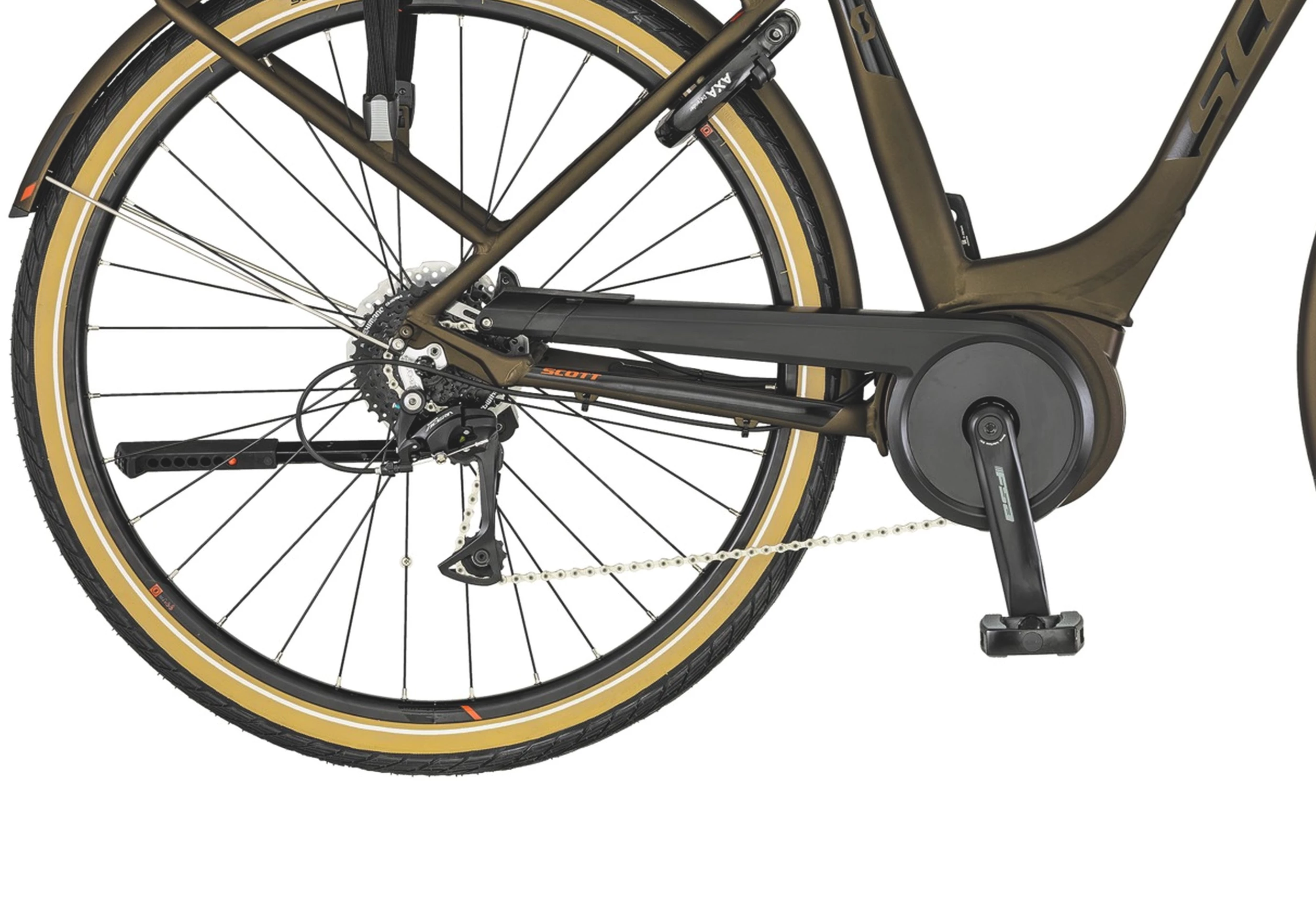 SCOTT Grøn Sub Active eRide Unisex