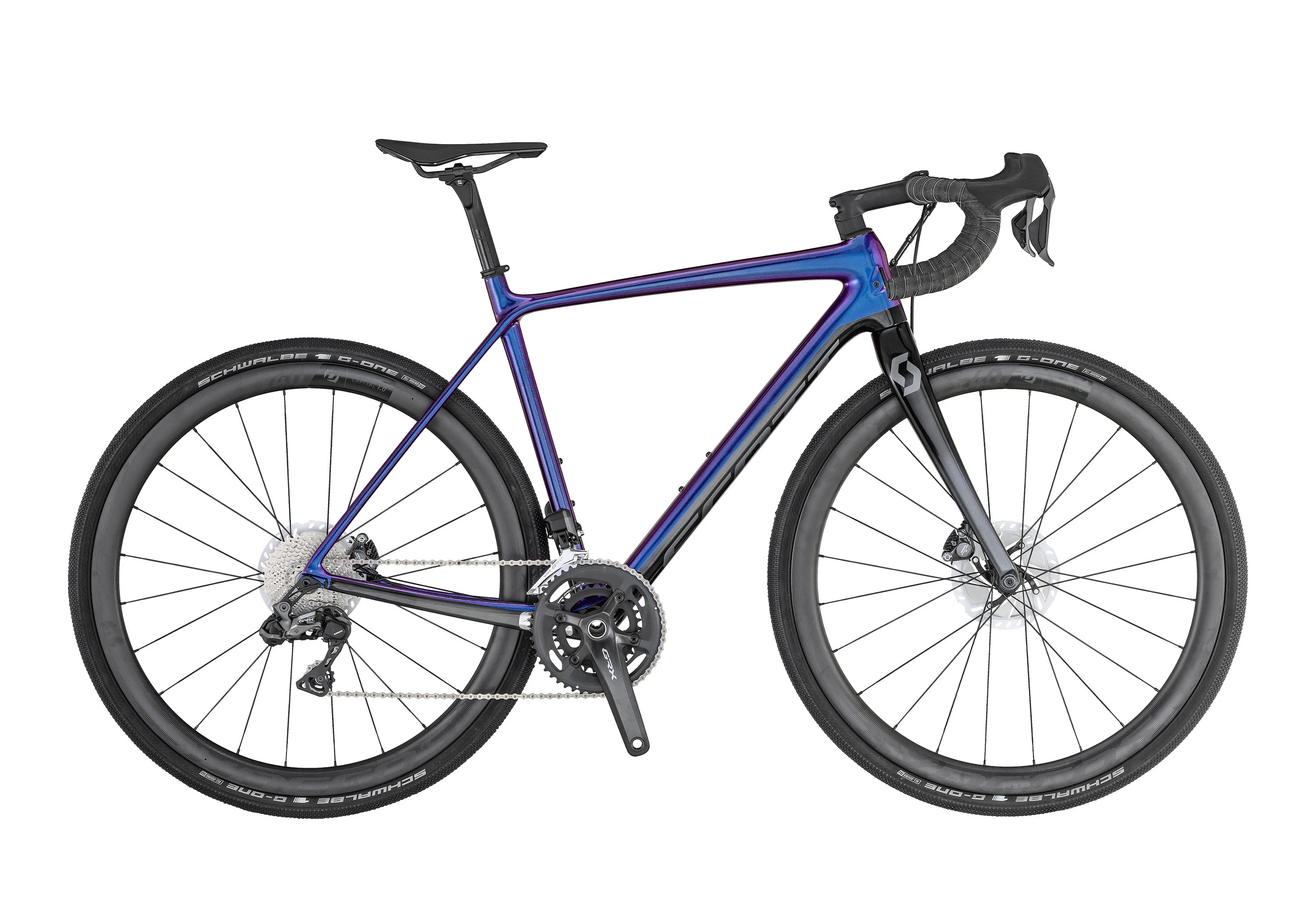 SCOTT Blå Addict Gravel 10