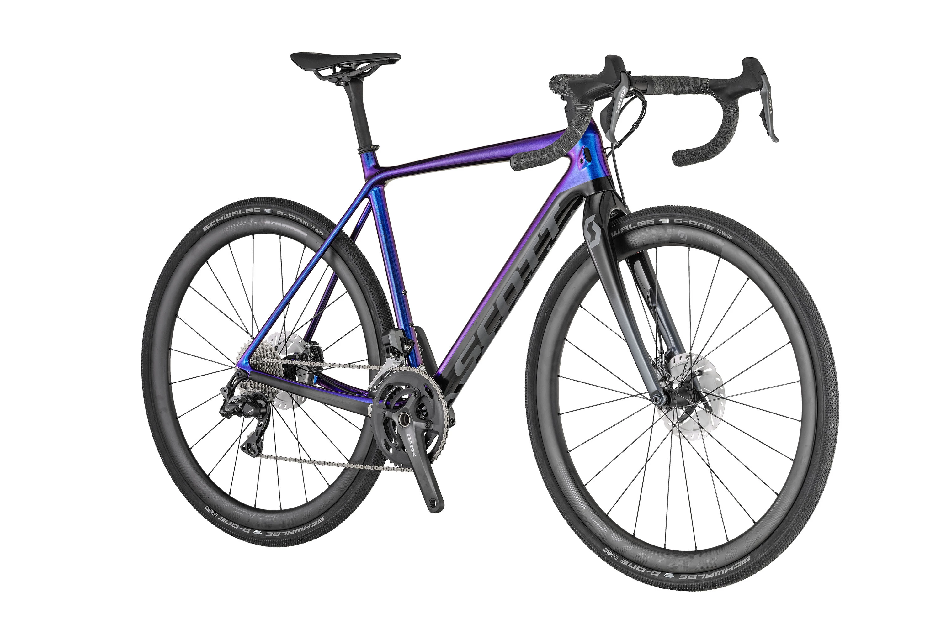 SCOTT Blå Addict Gravel 10