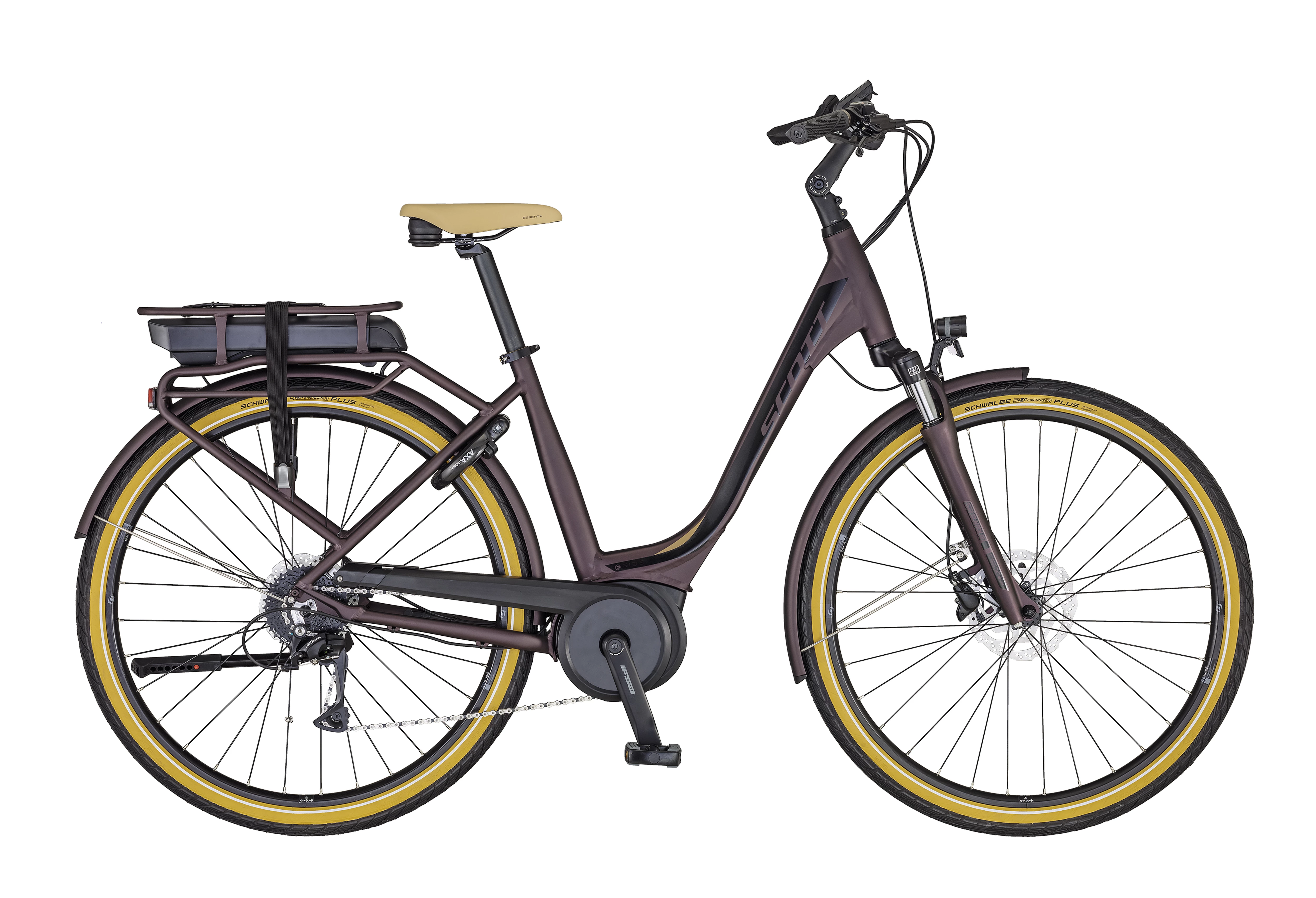 SCOTT Rød Sub Active eRIDE 10 Unisex