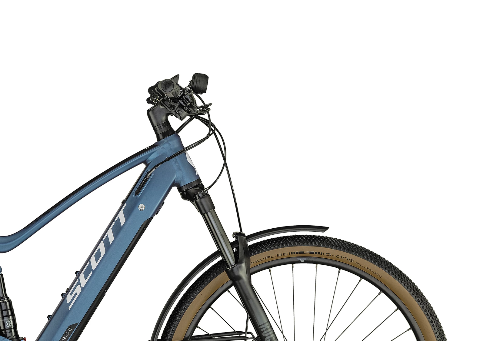 SCOTT Blå Axis eRIDE Evo