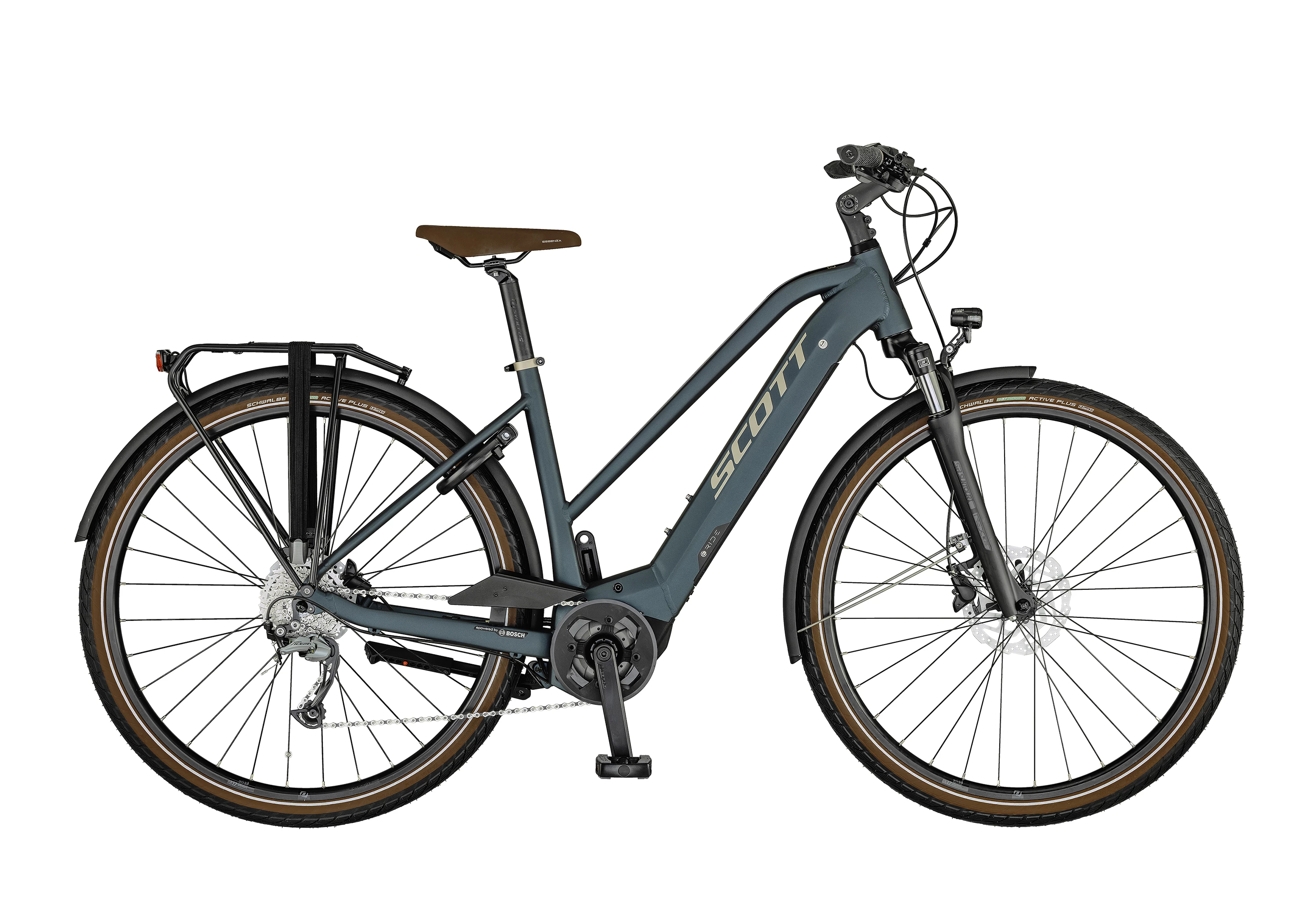 SCOTT Blå Sub Active eRIDE Lady