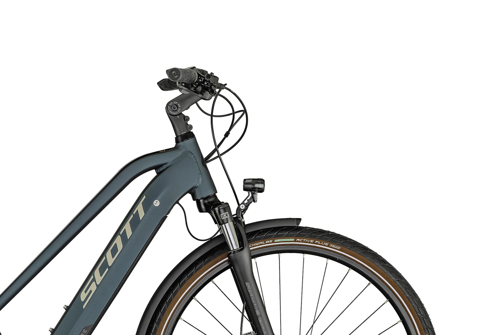 SCOTT Blå Sub Active eRIDE Lady