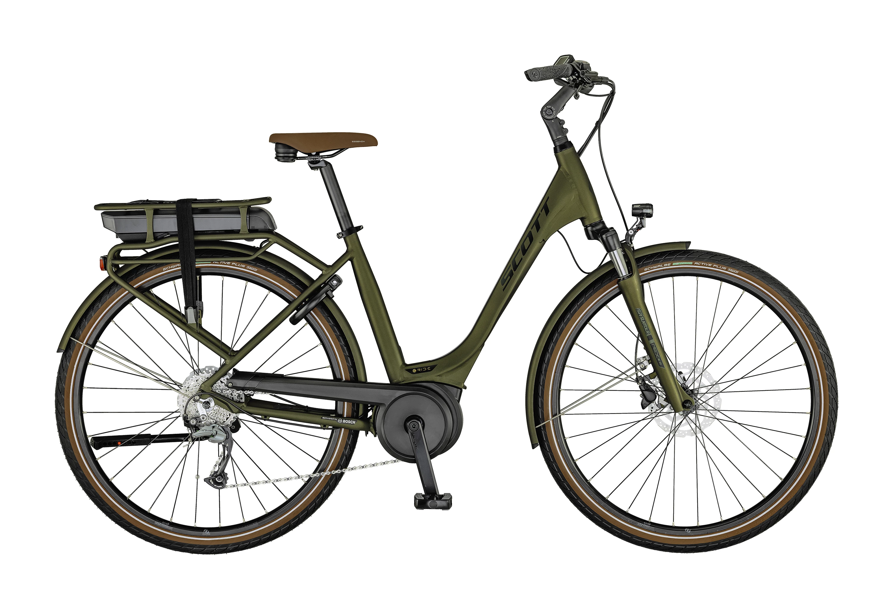 SCOTT Grøn Sub Active eRIDE 20 USX Rack