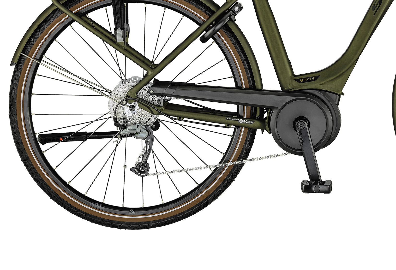 SCOTT Grøn Sub Active eRIDE 20 USX Rack
