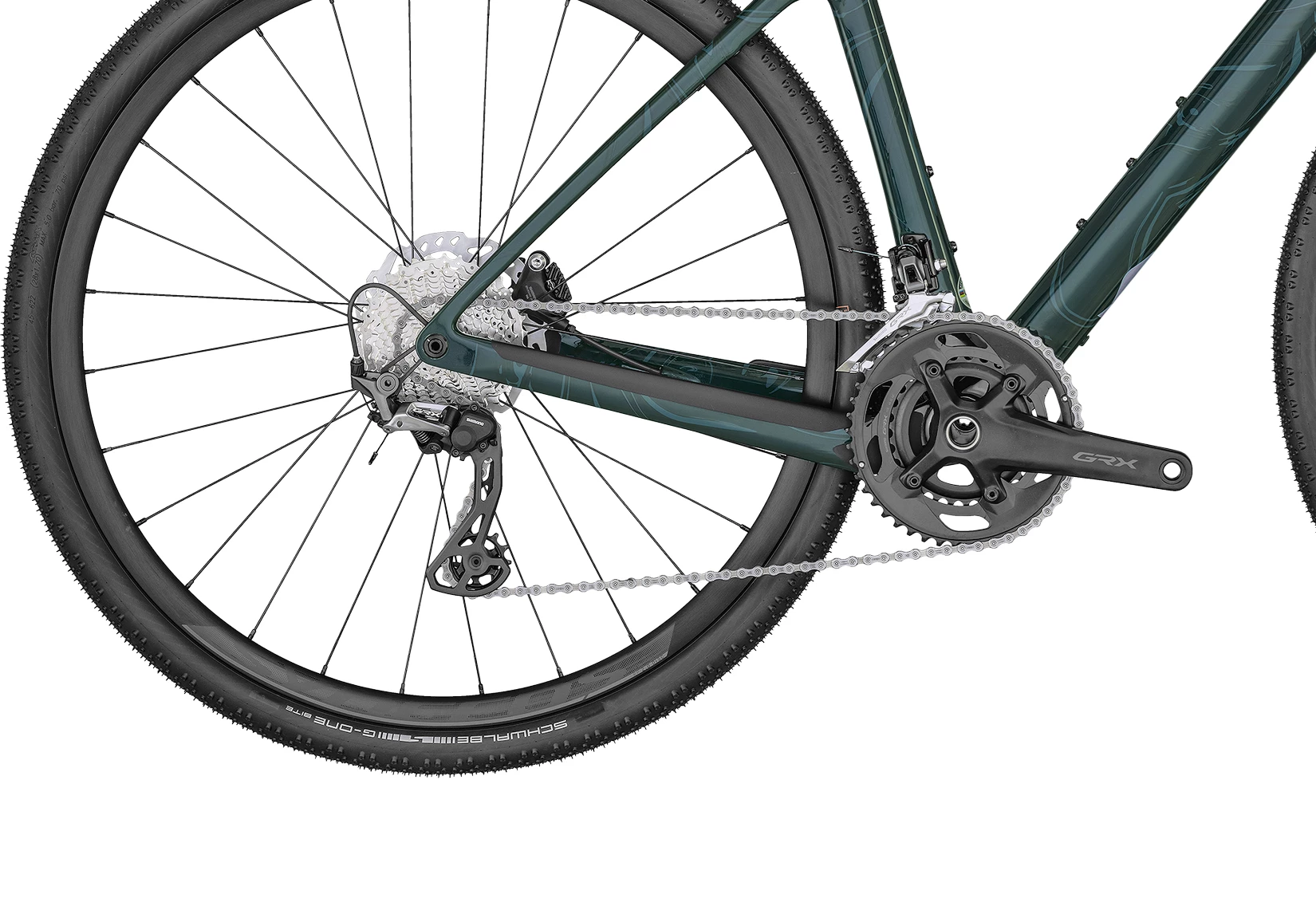 SCOTT Petroleumsgrøn Contessa Addict Gravel 15