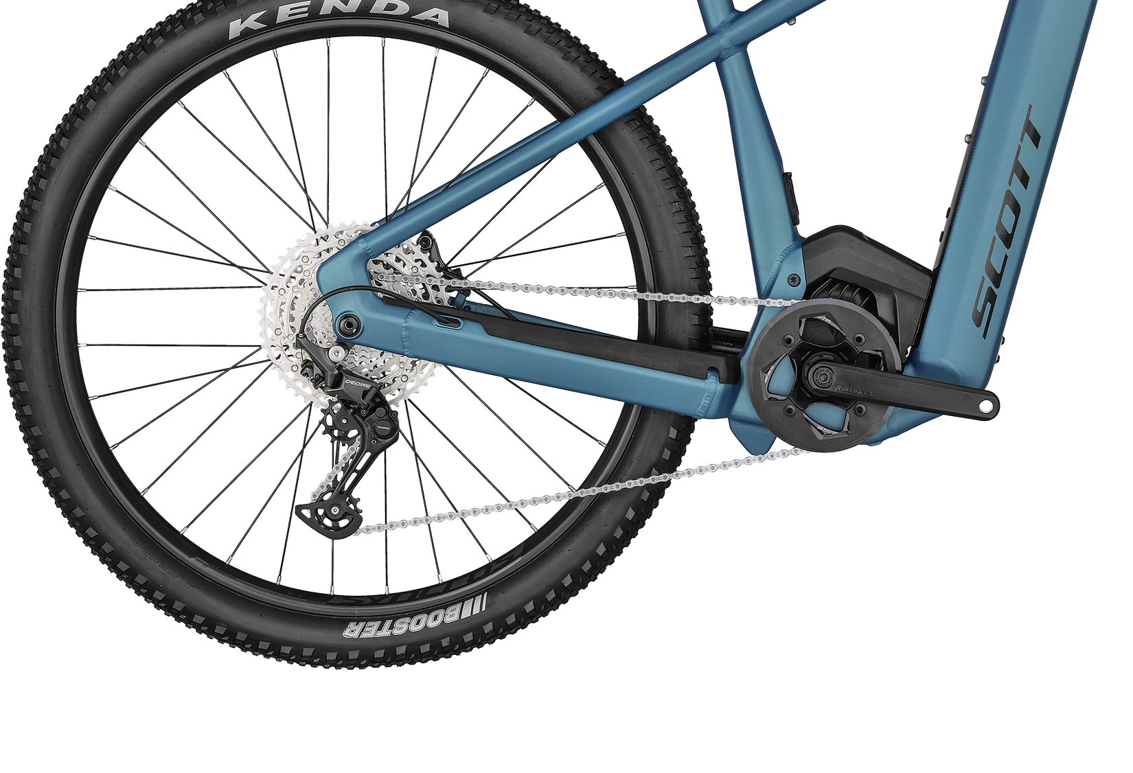 SCOTT Mørk Grøn Axis eRIDE EVO Men