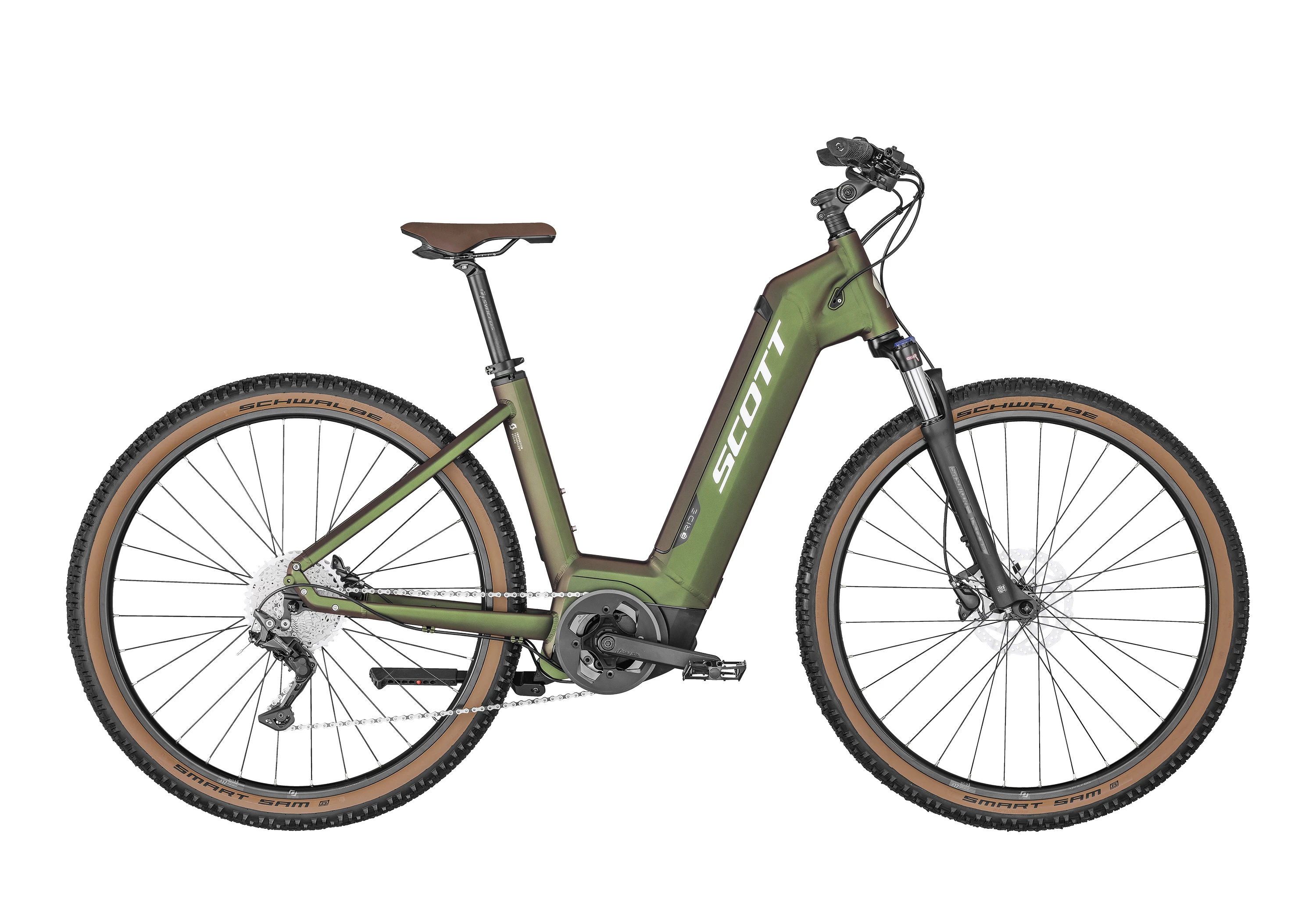 SCOTT Beetle Green Sub Cross eRIDE 10 Unisex