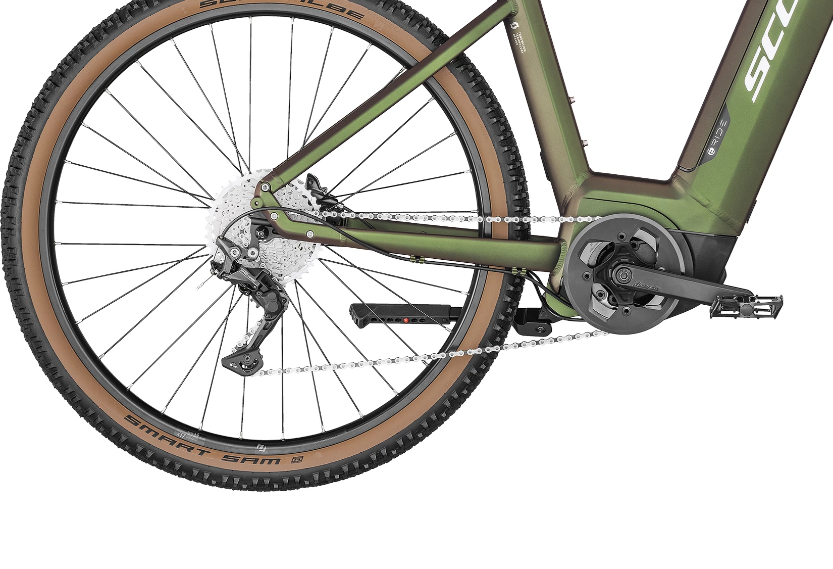 SCOTT Beetle Green Sub Cross eRIDE 10 Unisex