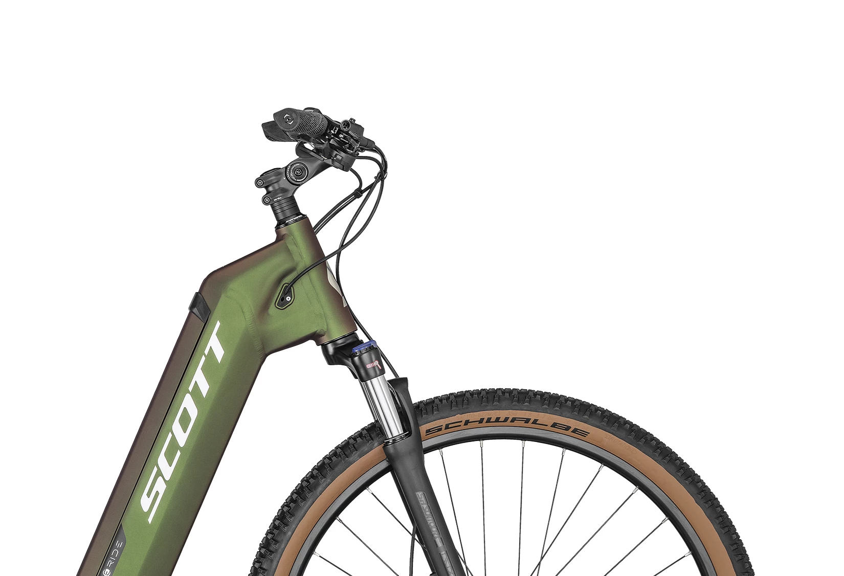 SCOTT Beetle Green Sub Cross eRIDE 10 Unisex