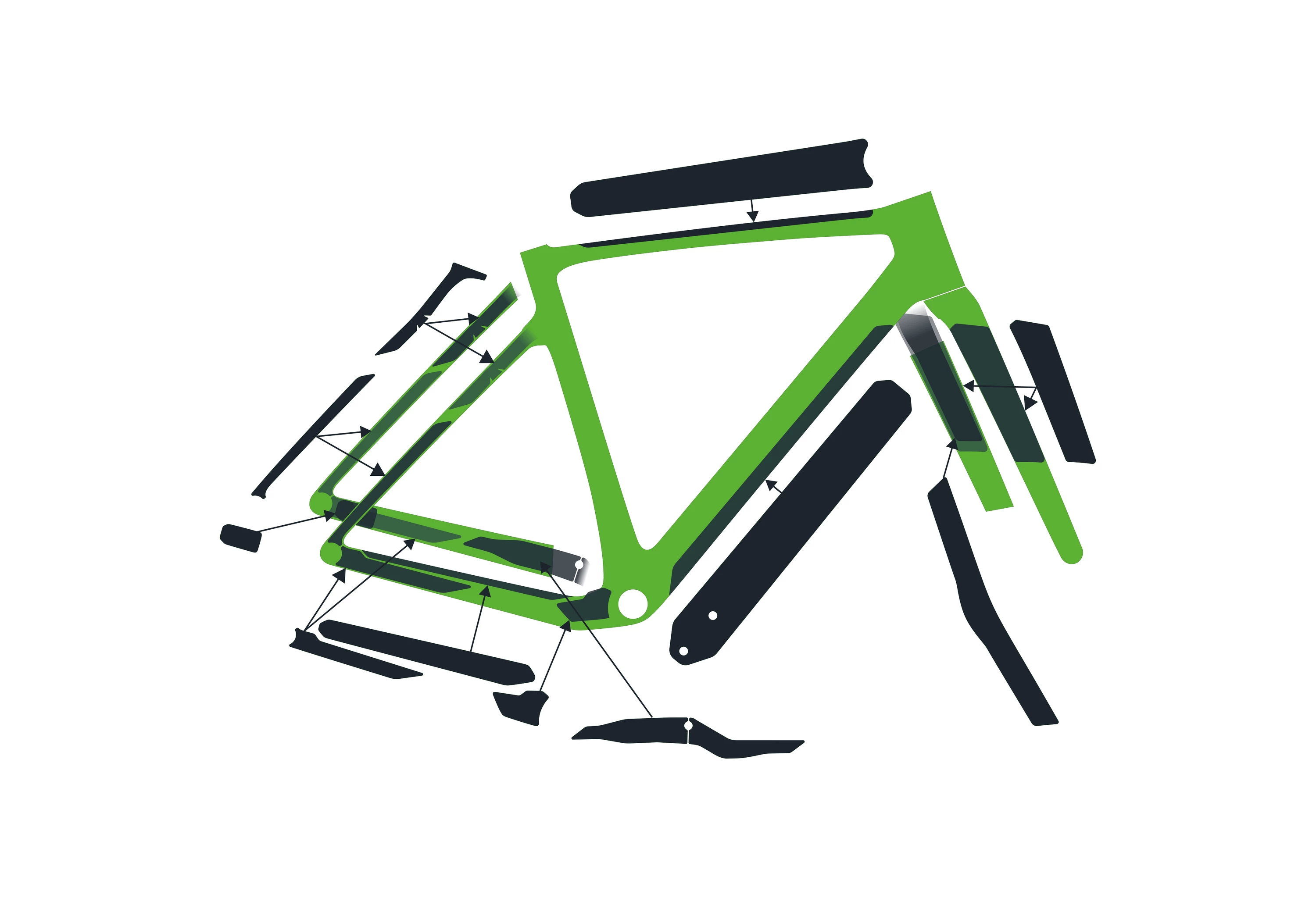 Syncros Klar Stelbeskyttelse klar glans til SCOTT Addict Gravel