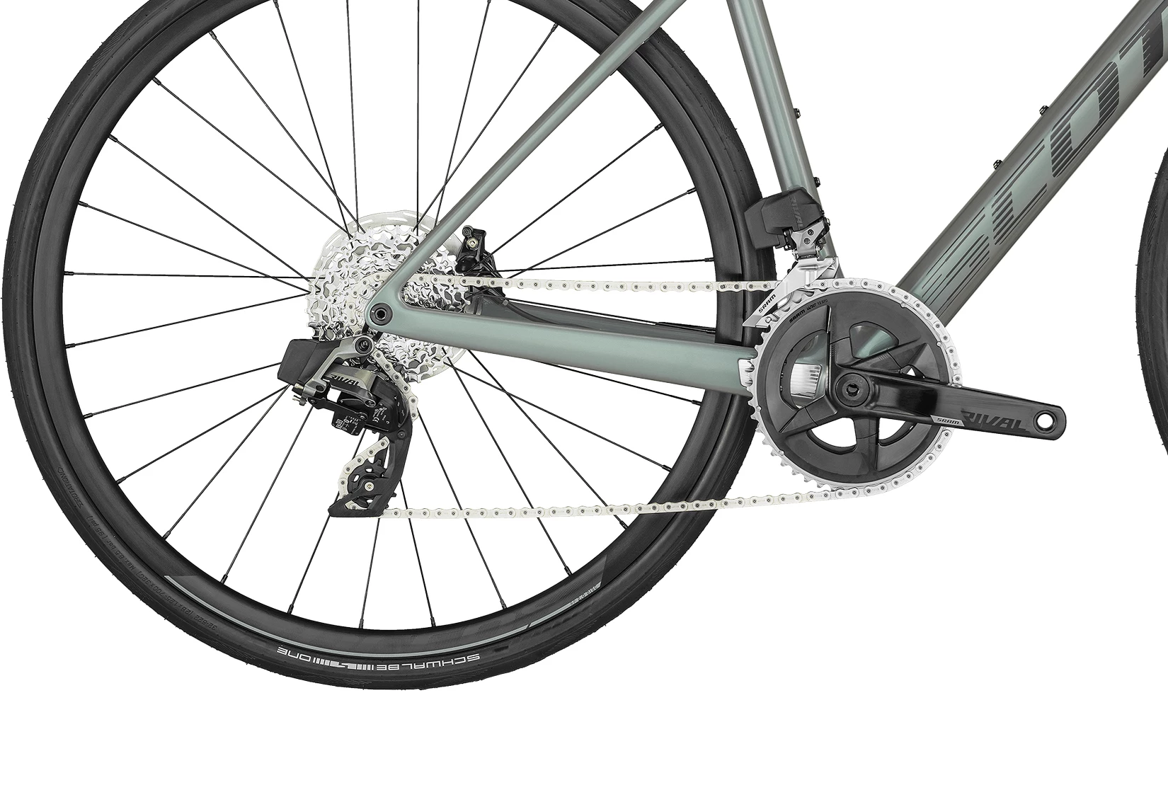 SCOTT Prism Grey Green Addict 10