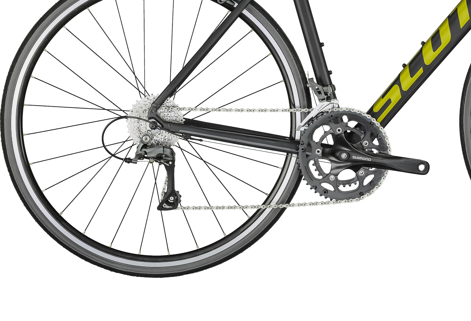 SCOTT Mørkegrå Speedster 40 rim brake