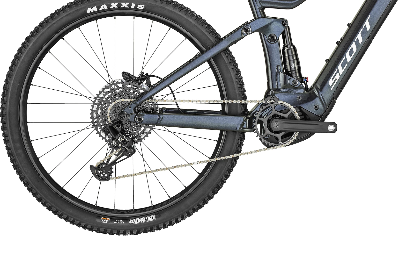 SCOTT Deep Sparkle Blue Strike eRIDE 930 - Close-out