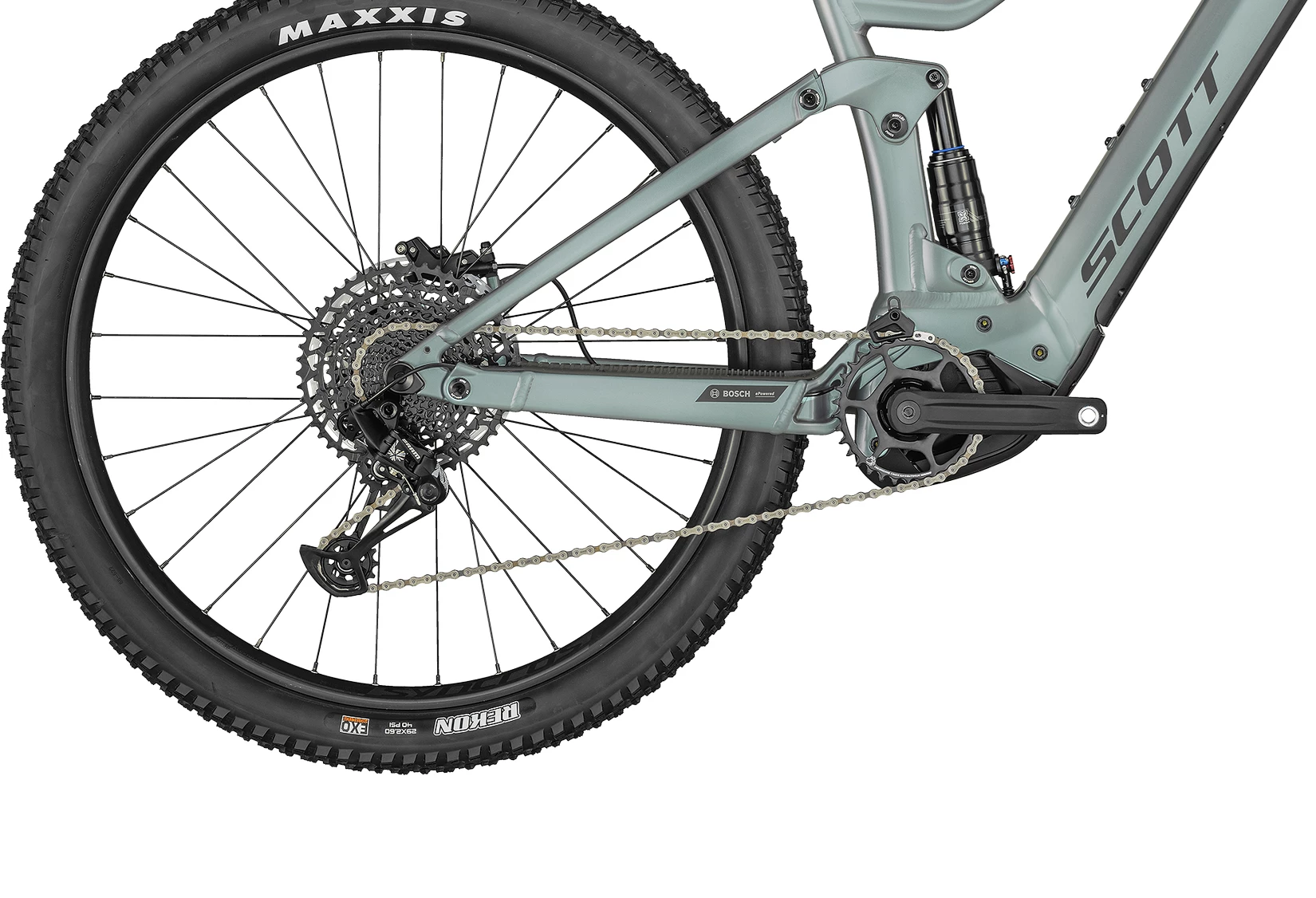 SCOTT Prism Grey Green Strike eRIDE 930
