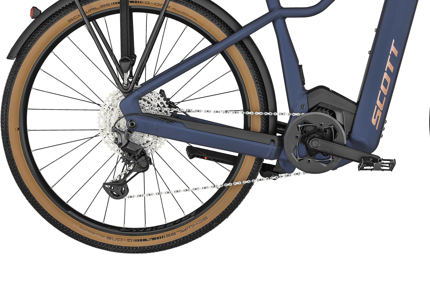SCOTT Matt Dark Blue Axis eRIDE 20 Lady
