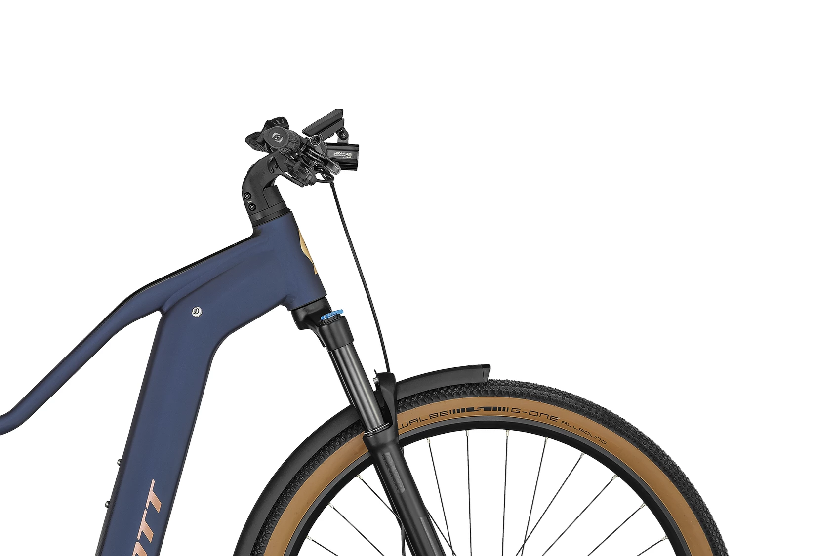 SCOTT Matt Dark Blue Axis eRIDE 20 Lady