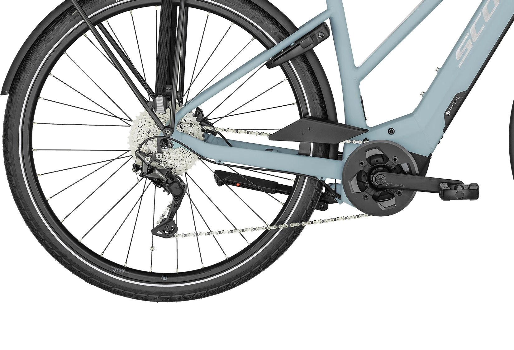 SCOTT Muted Blue Sub Tour eRIDE 10 Lady