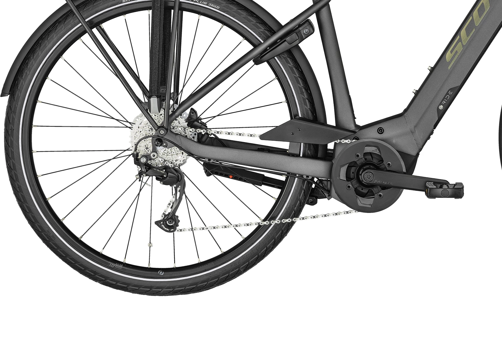 SCOTT Dark Anthracite Sub Tour eRIDE 20 Men