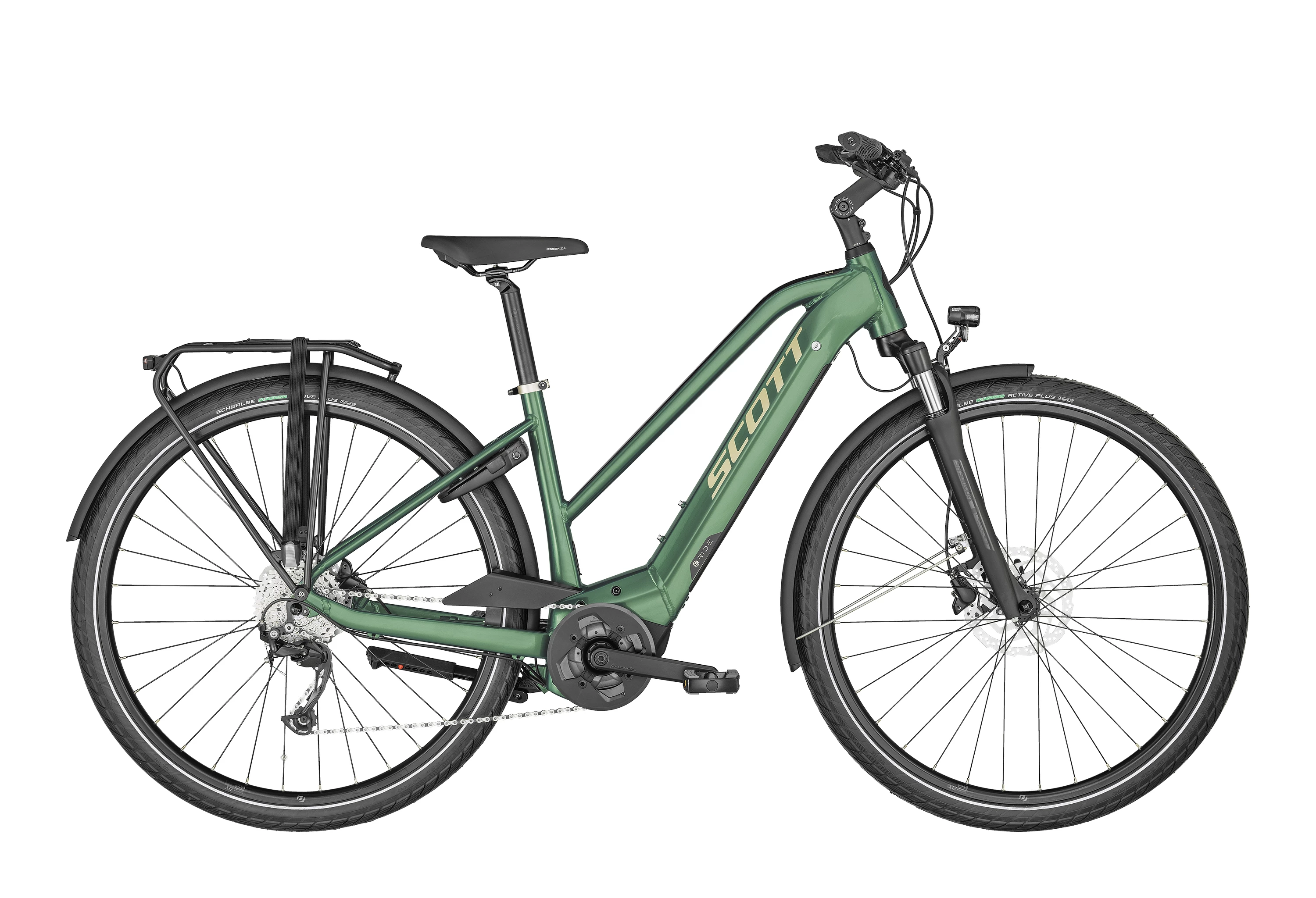 SCOTT Prism Green Gloss Sub Active eRIDE 10 Lady