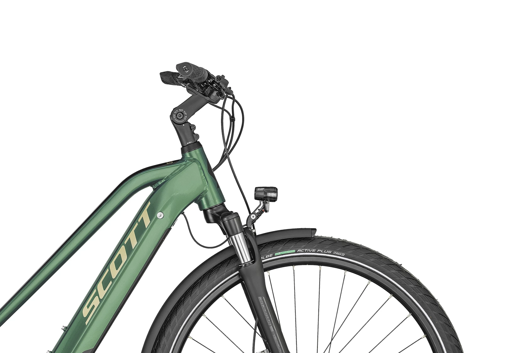 SCOTT Prism Green Gloss Sub Active eRIDE 10 Lady