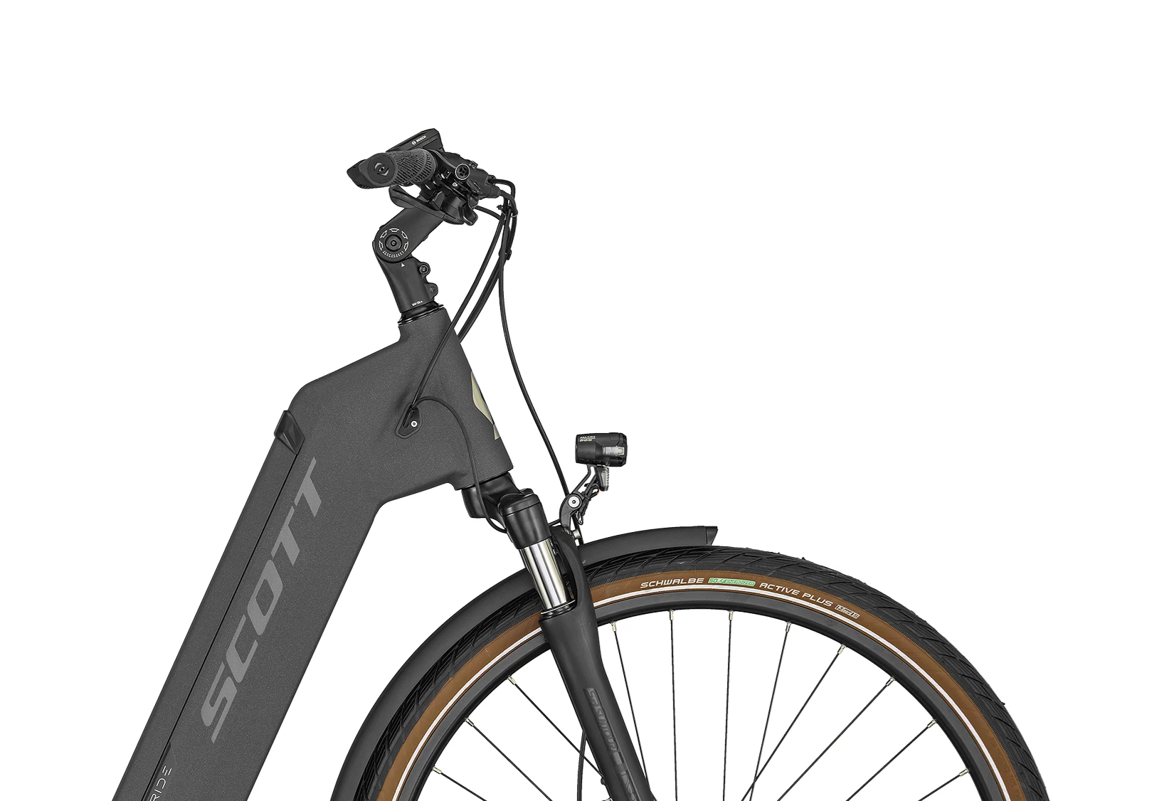 SCOTT Mørkegrå Sub Active eRIDE 20 Unisex