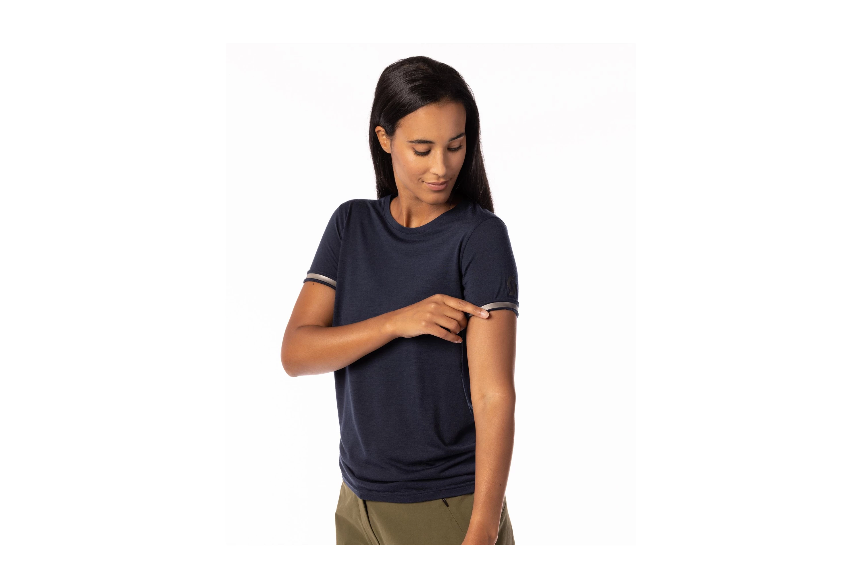 SCOTT Grå Tee W's Commuter Merino