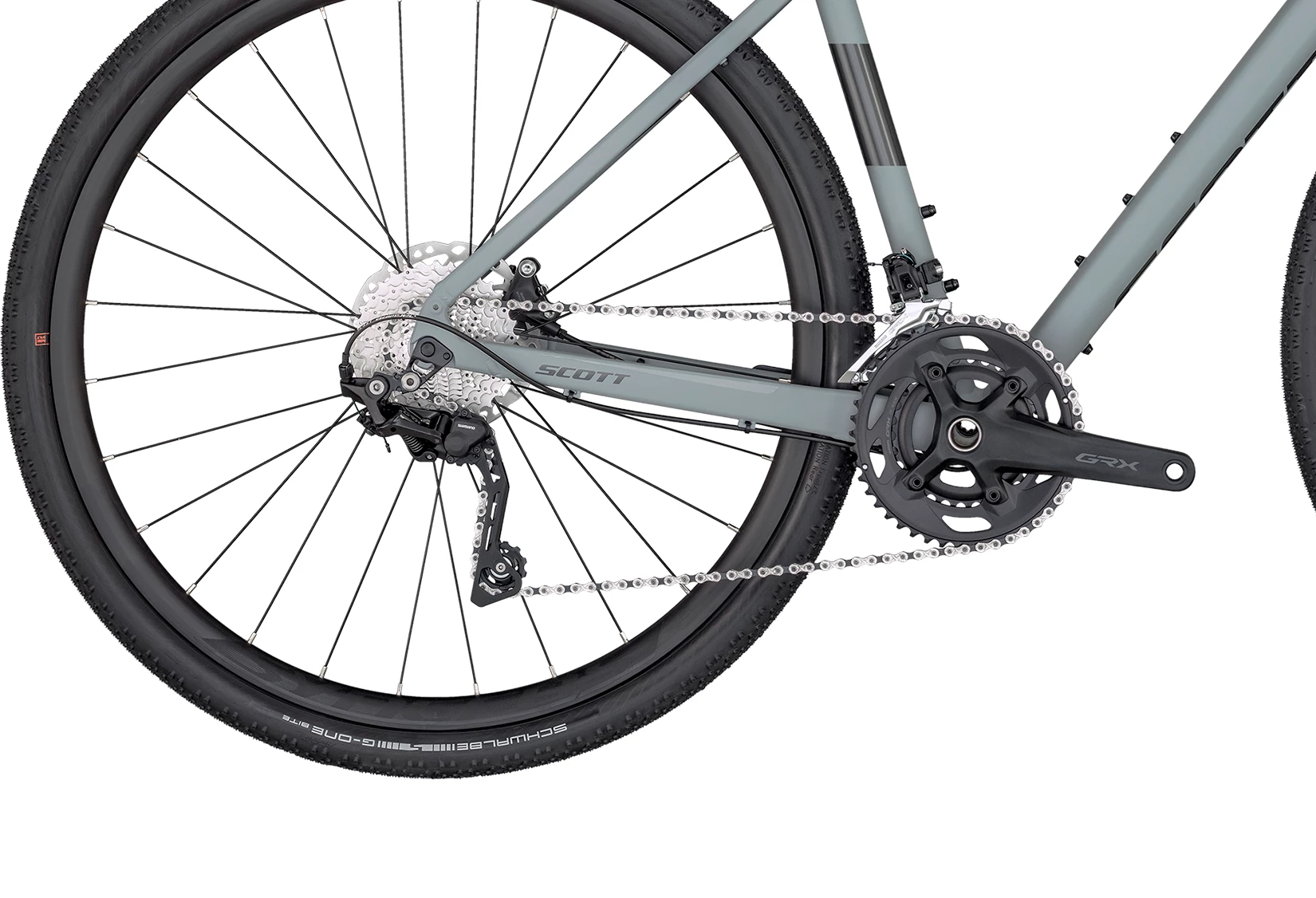 SCOTT Shark Grey Speedster Gravel 40