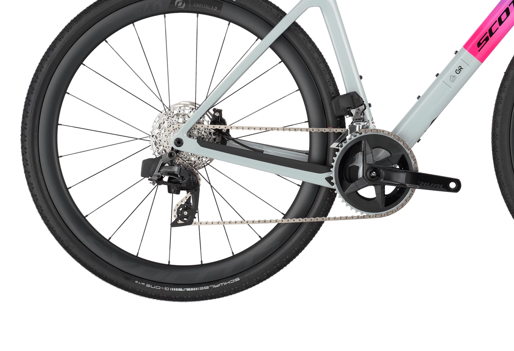SCOTT Narwal Grey Addict Gravel 20