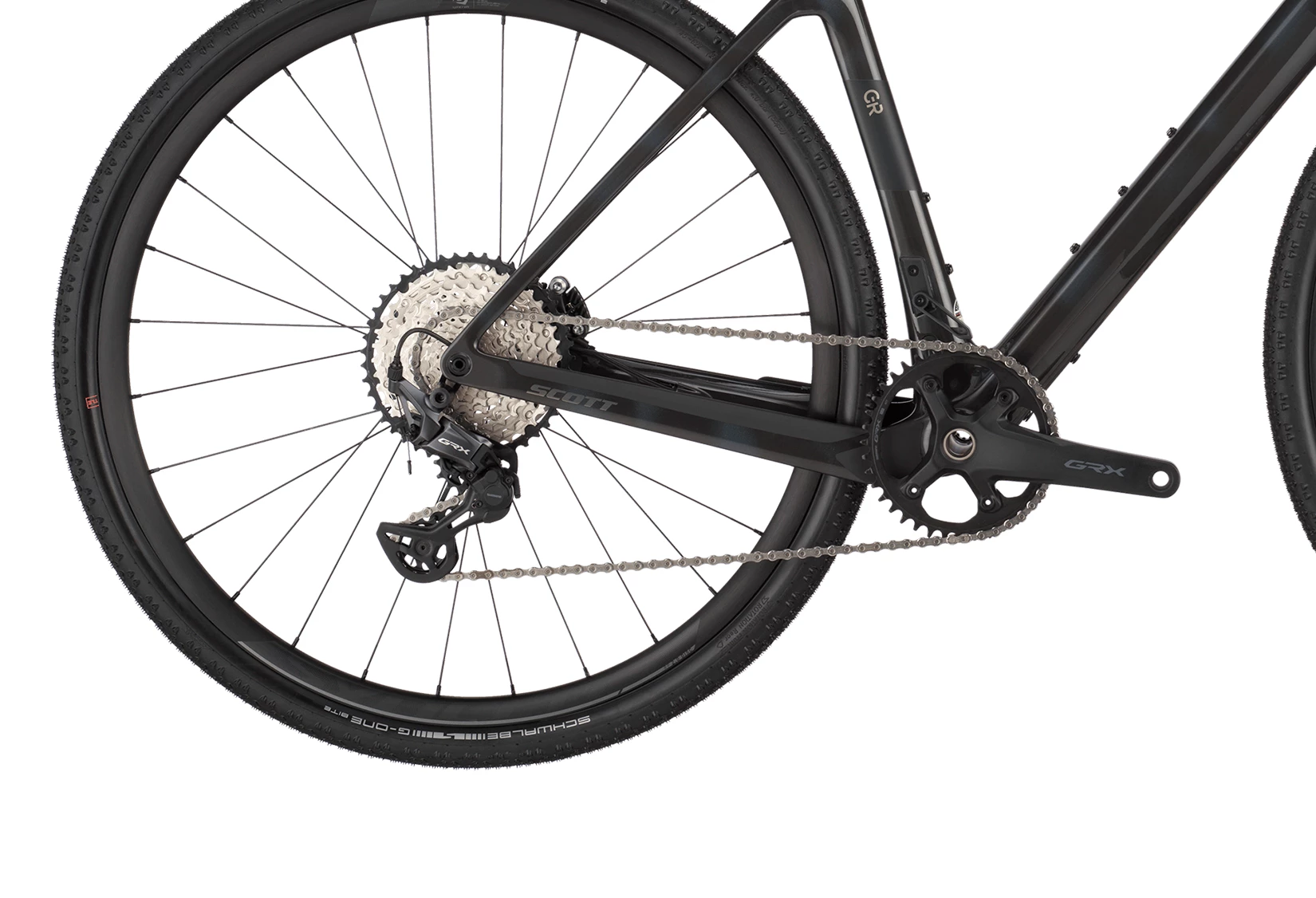 SCOTT Python Black Addict Gravel 40